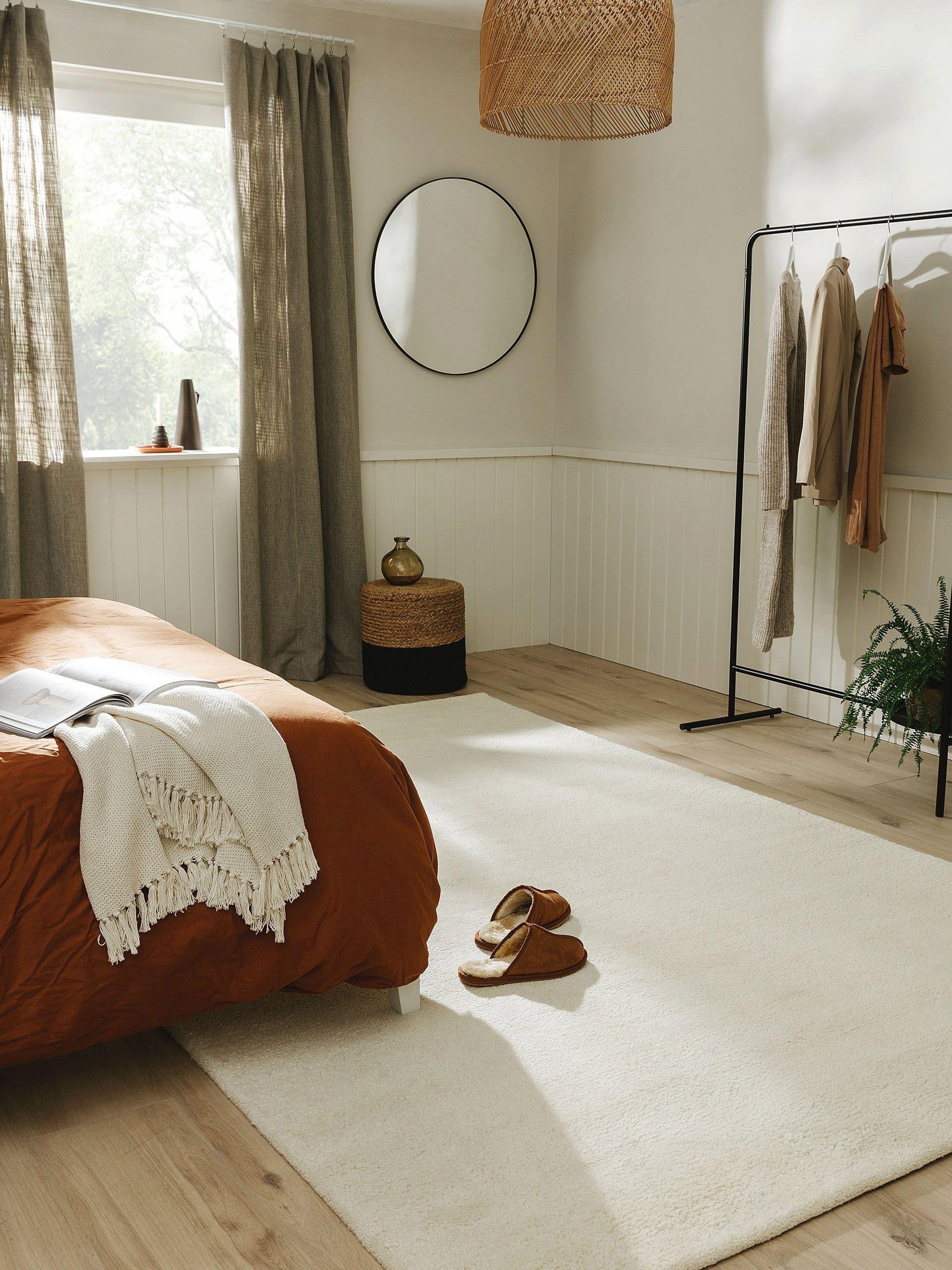 Benuta Wollteppich Berber Cream