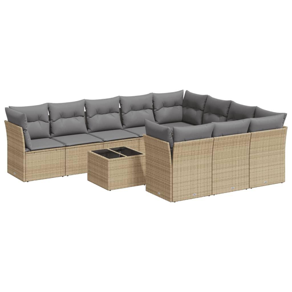 VidaXL Garten sofagarnitur poly-rattan