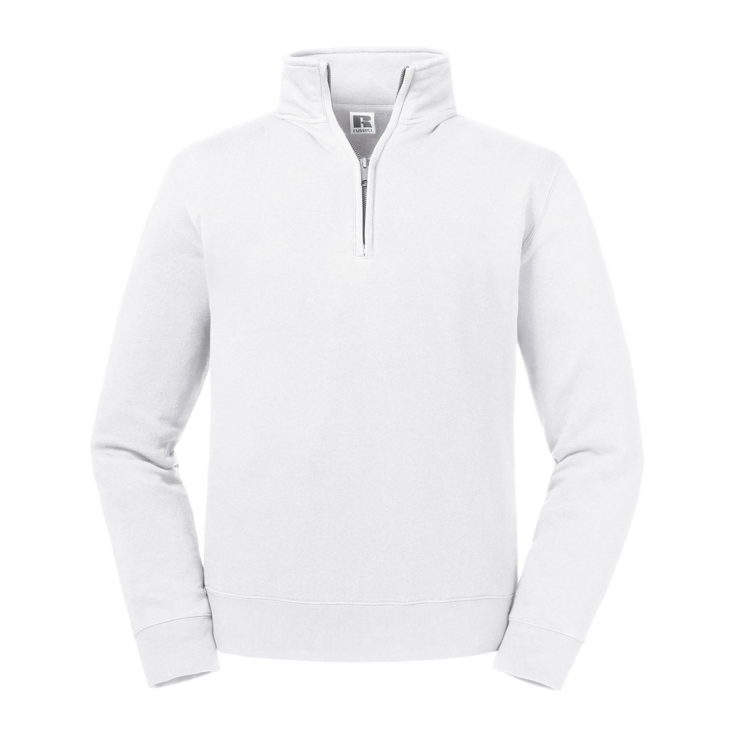 Russell Authentic Sweatshirt mit kurzem Reißverschluss