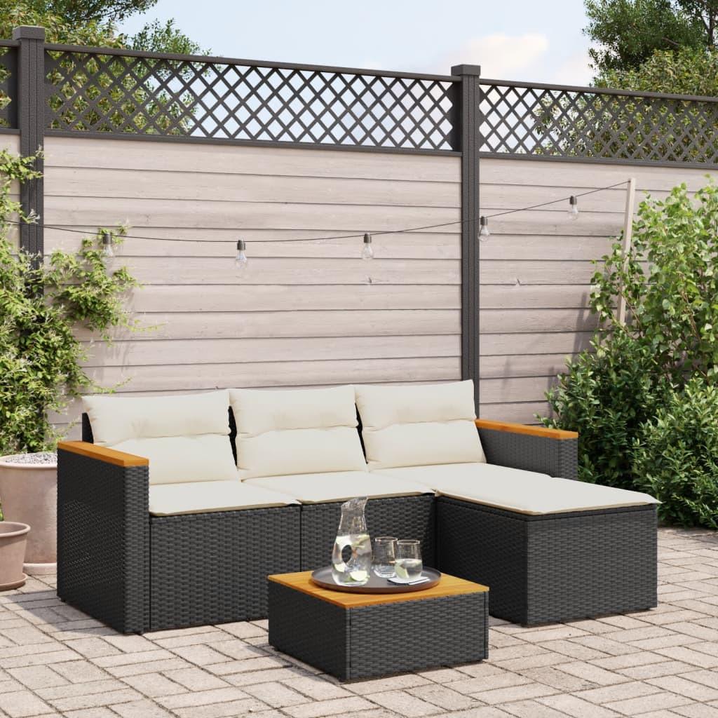 VidaXL Garten sofagarnitur poly-rattan