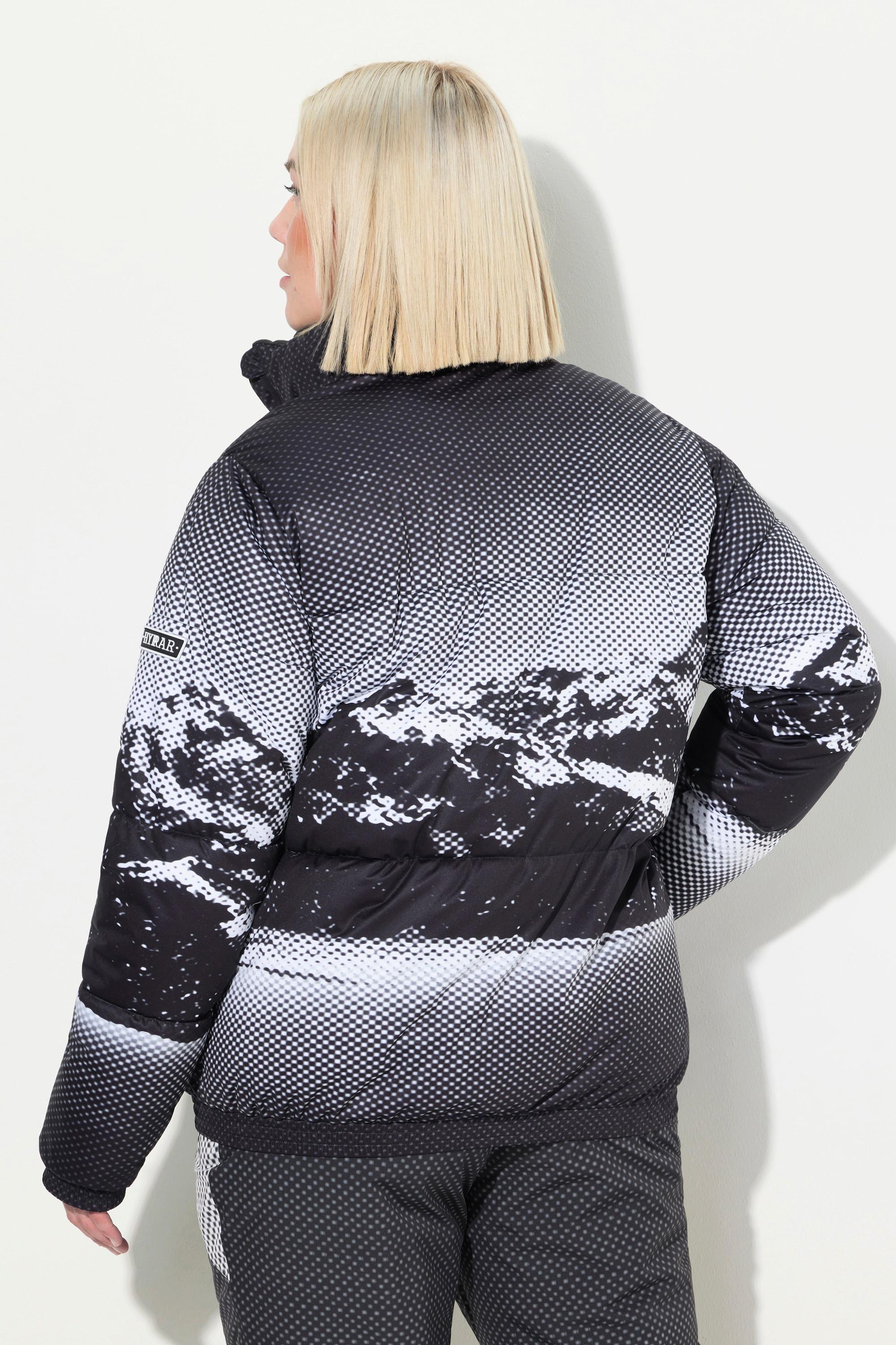 Ulla Popken HYPRAR Performance-Pufferjacke, wasserdicht, Stehkragen