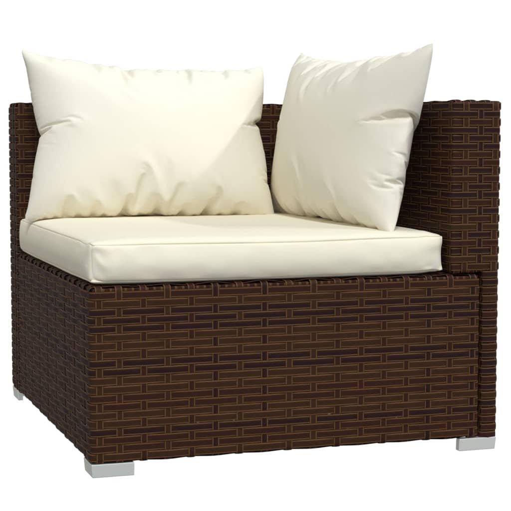 VidaXL Garten-lounge-set poly-rattan