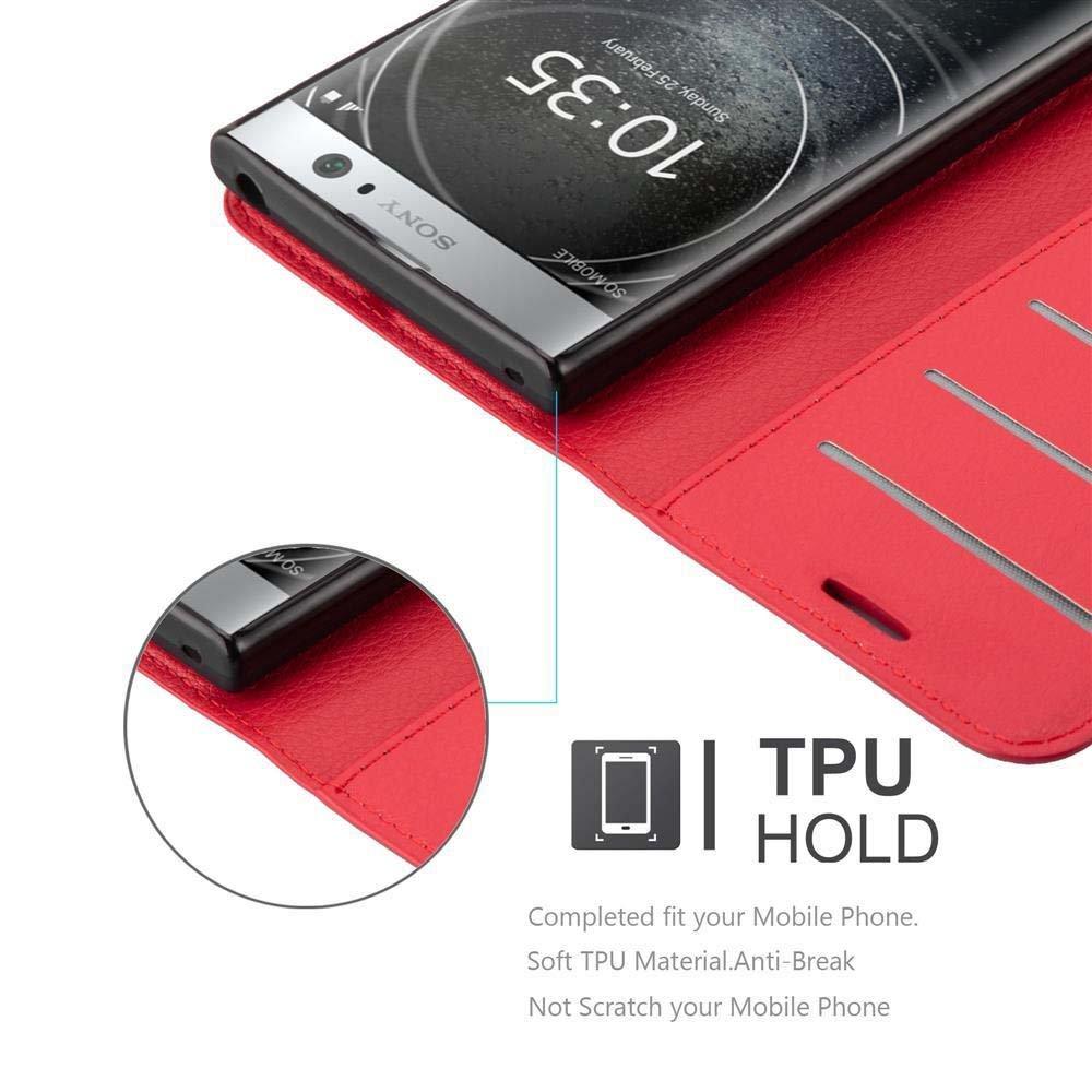 Cadorabo Hülle für Sony Xperia XA2 Standfunktion, Kartenfach