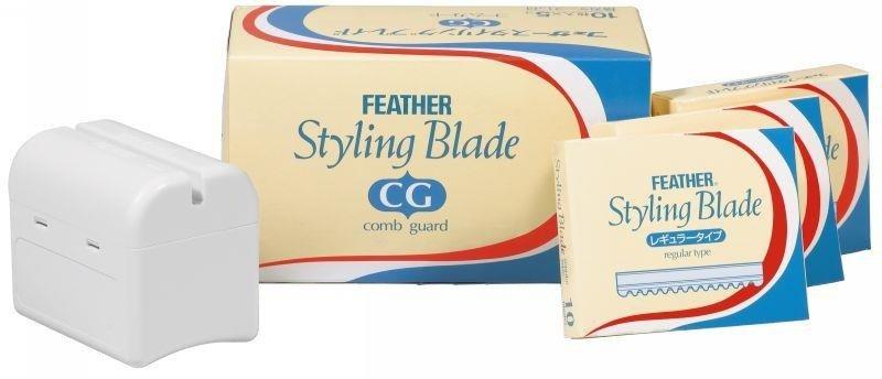 Feather Styling Dispenser mit 5x10 Klingen inkl. Box