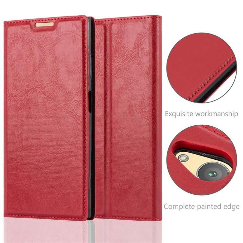 Cadorabo Hülle für Sony Xperia XA1 PLUS Magnetverschluss, Kartenfach