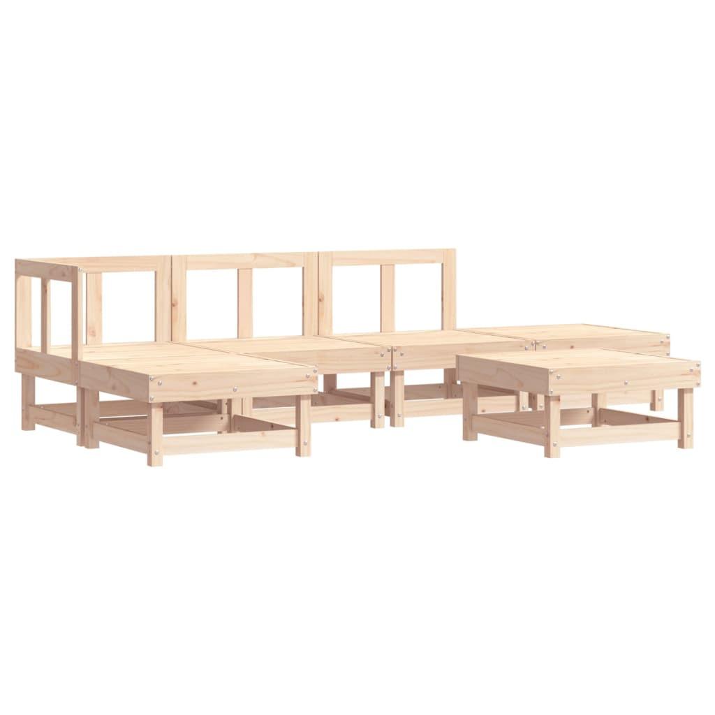 VidaXL Garten lounge set holz