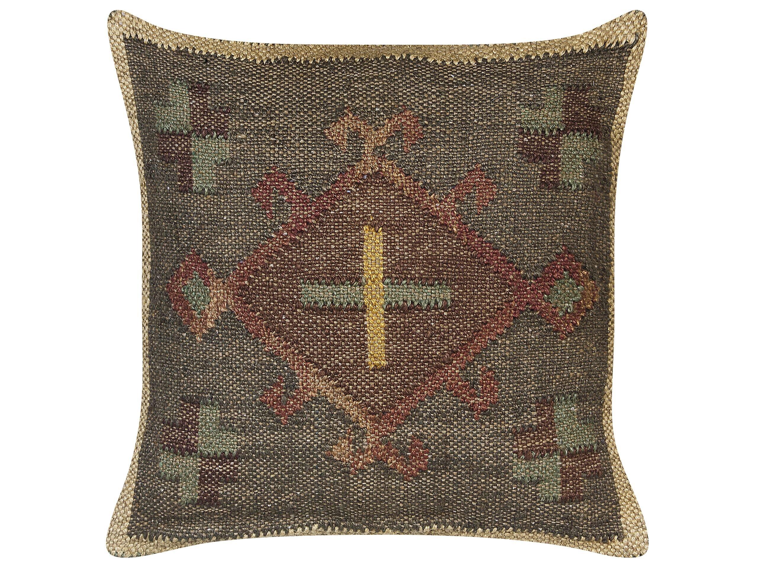 Beliani Dekokissen aus Jute Retro KATORA