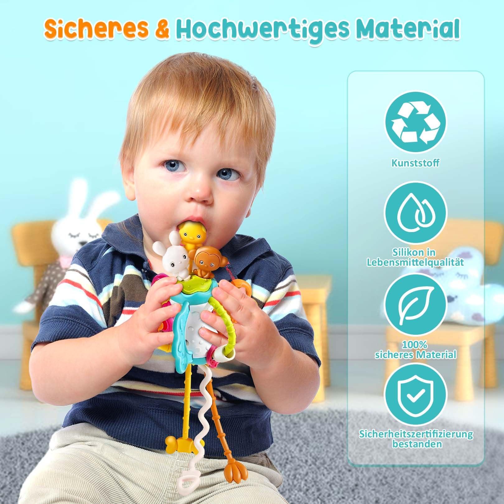 Activity-board Saugnapf Spielzeug Baby 3 Stück sensorische Spinner Spielzeug für Baby Spinnerei Spielzeug