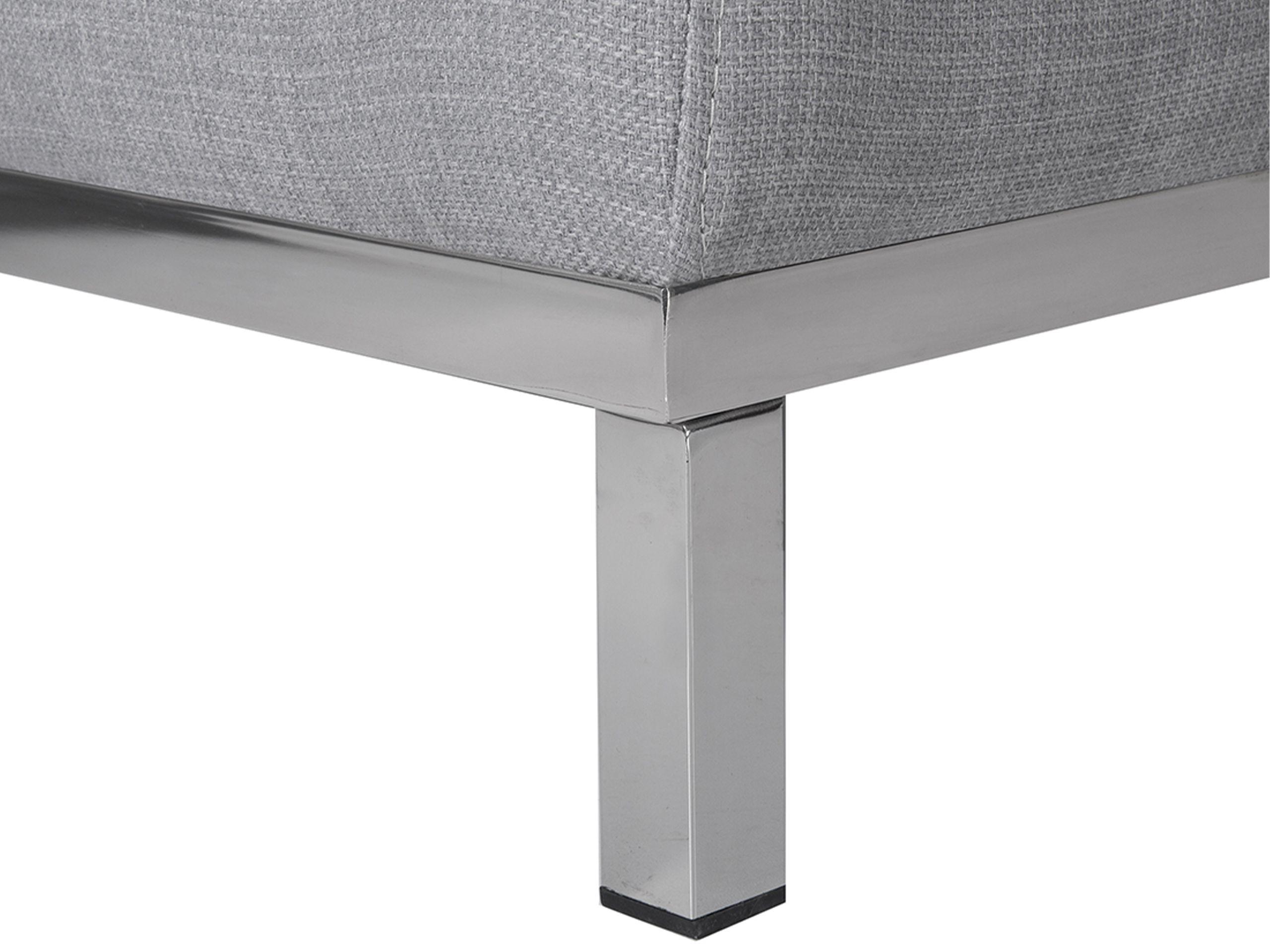 Beliani Rechtsseitiges Ecksofa aus Polyester Klassisch OSLO