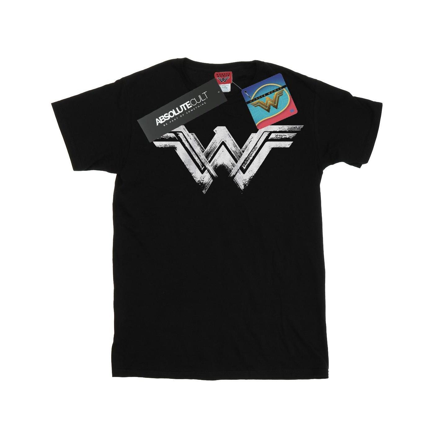 DC COMICS Wonder Woman Distressed Logo T-Shirt