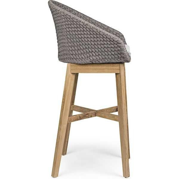 mutoni Garten Barhocker Coachella mit Kissen Stone