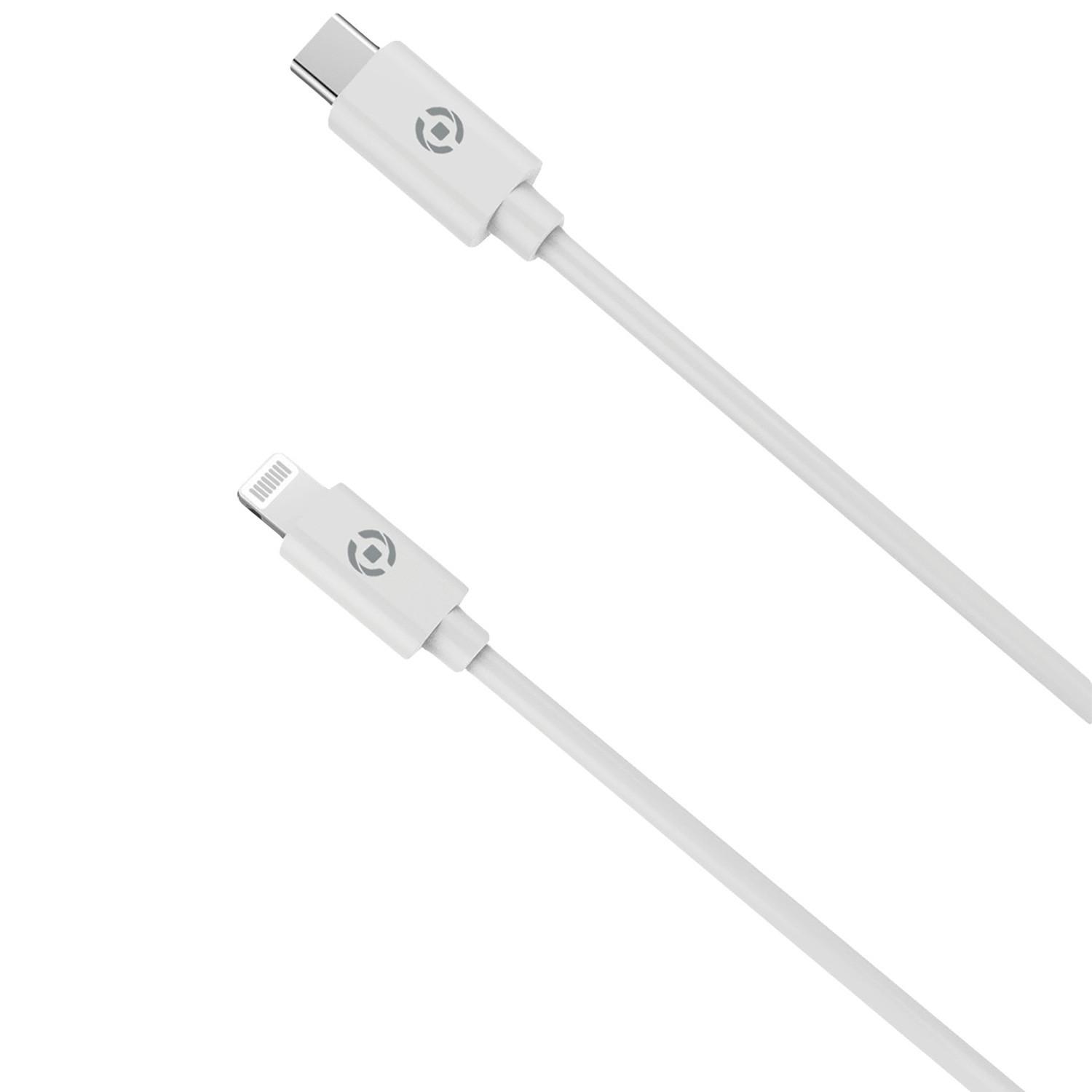 Celly USB-C - Lightning-Kabel 60W MFI 1m