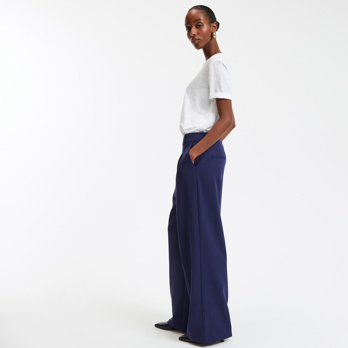 La Redoute Collections Weite Bundfaltenhose