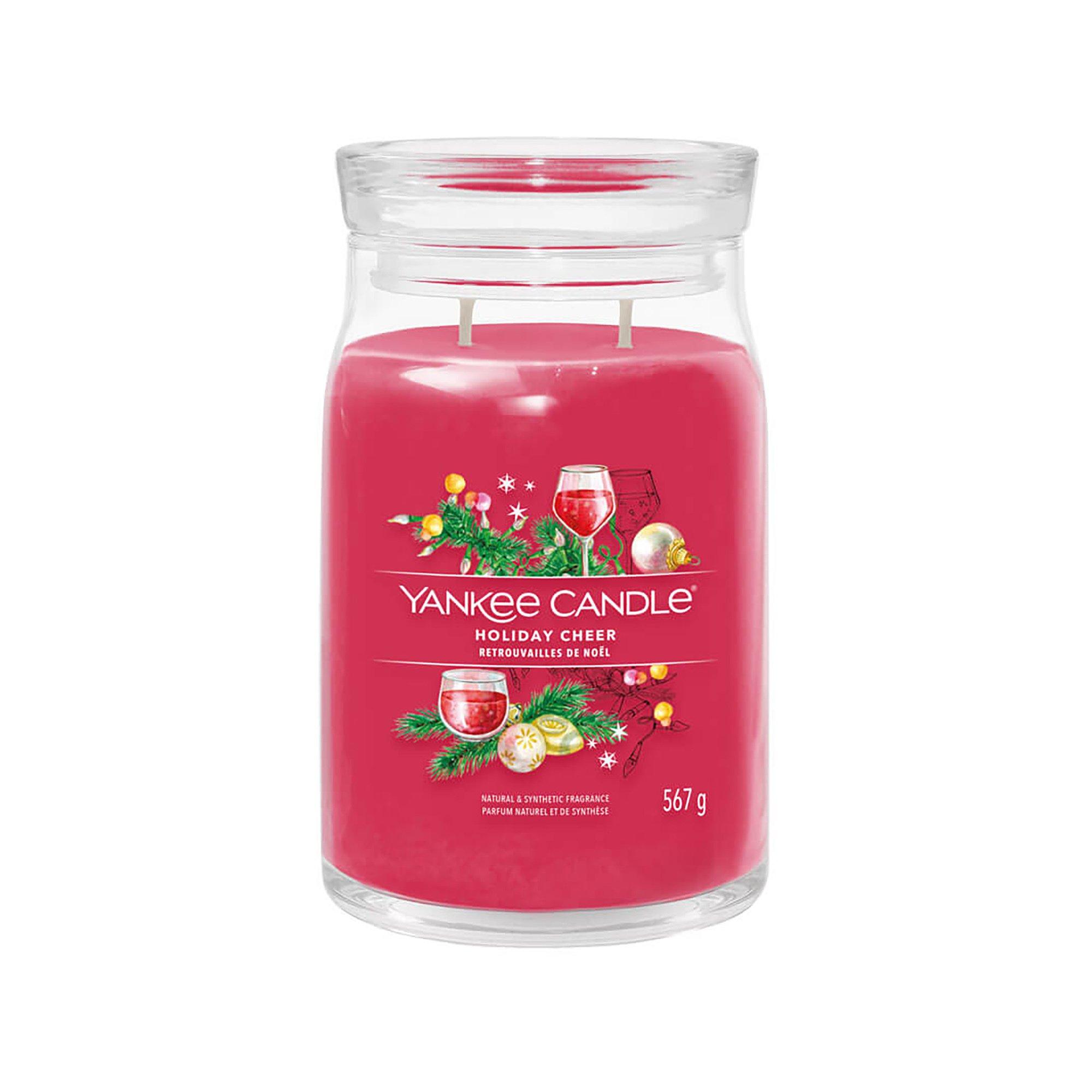 Yankee Candle Signature Duftkerze im Glas Weihnachten Holiday Cheer