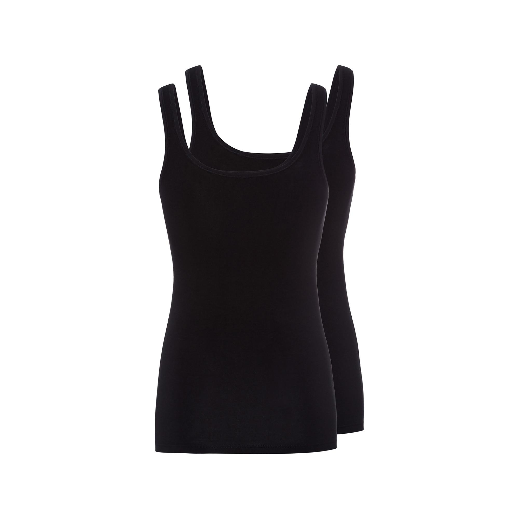 Skiny Cotton Advantage\n Duopack, Unterhemden, ohne Arm