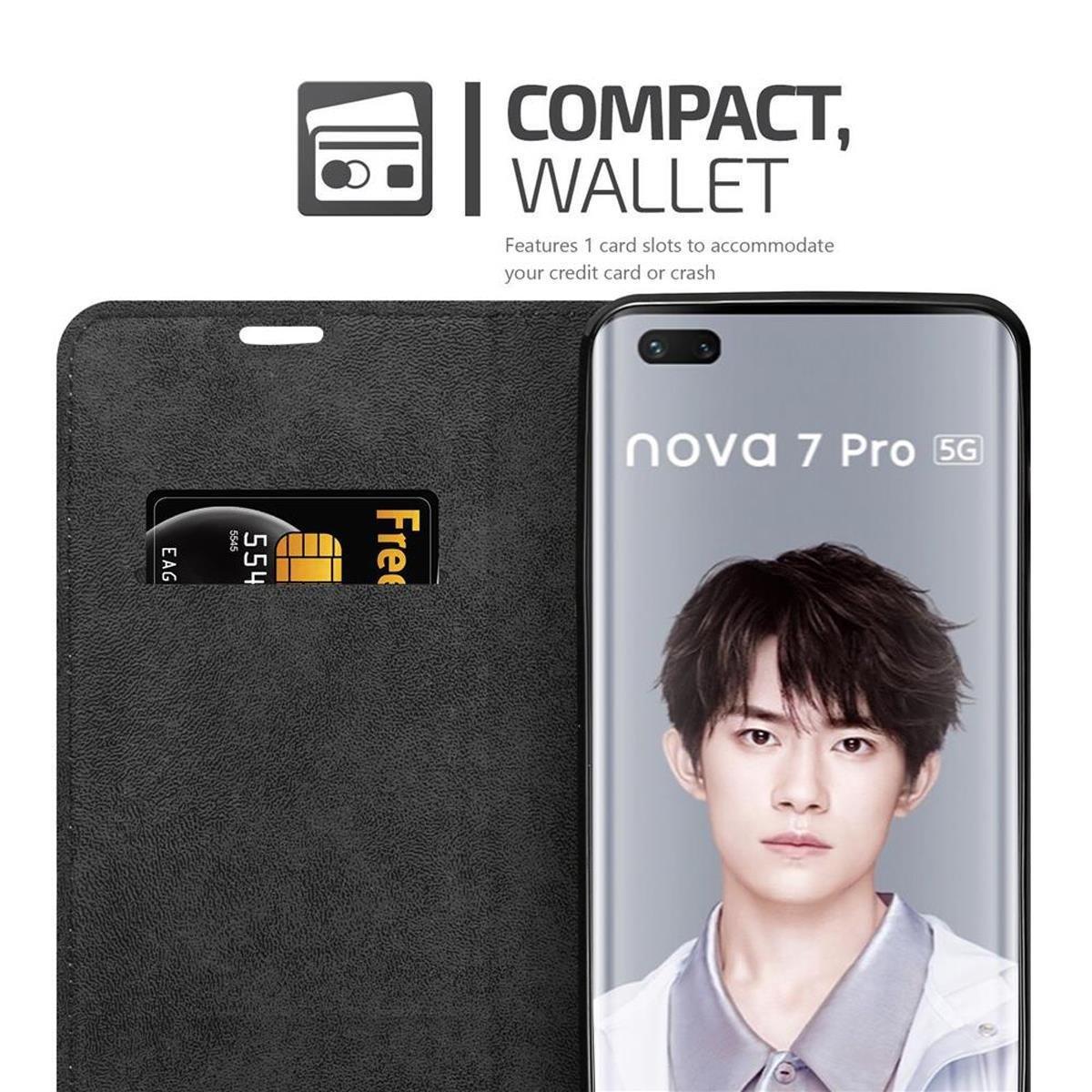 Cadorabo Hülle für Huawei NOVA 7 PRO 5G Magnetverschluss, Kartenfach