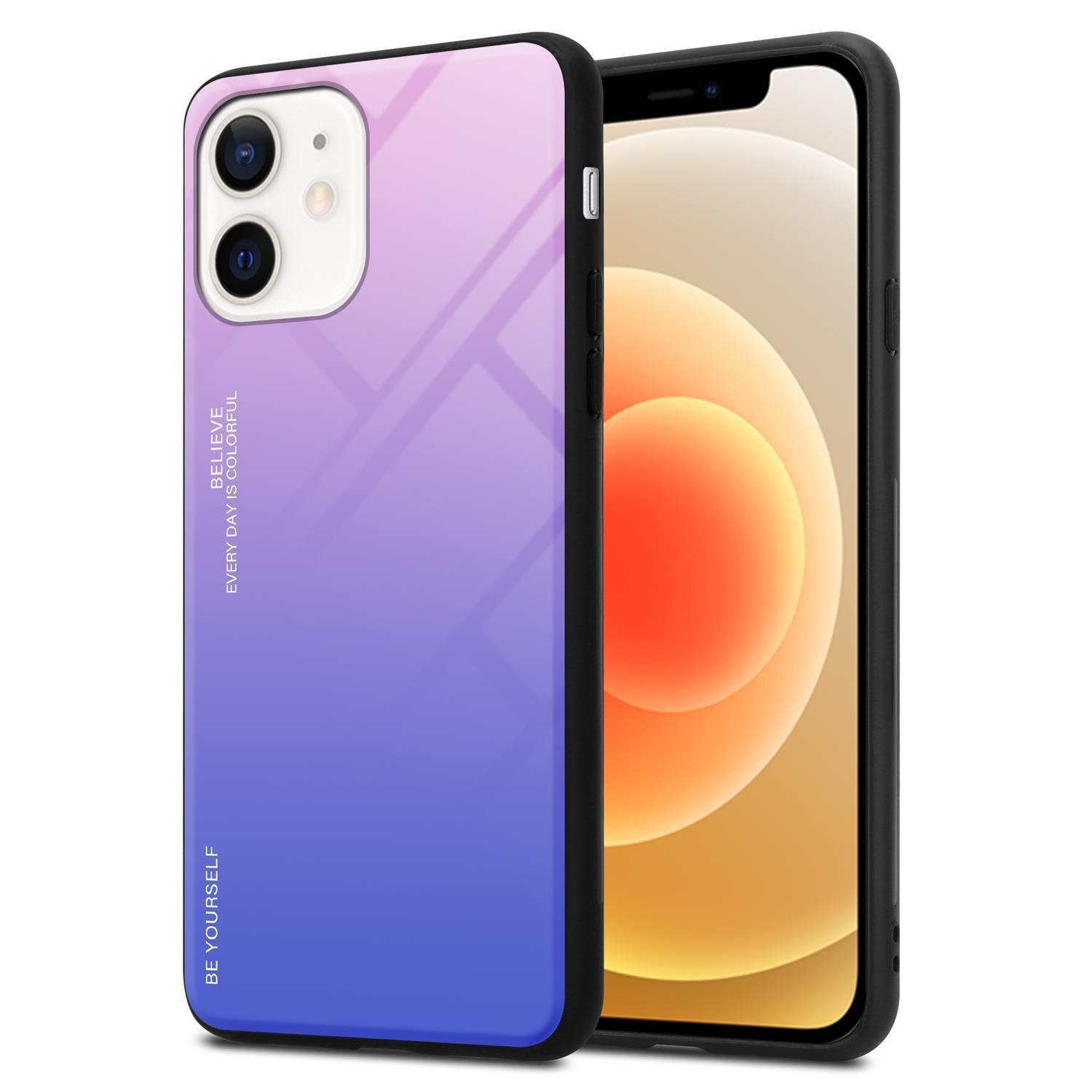 Cadorabo Hülle für Apple iPhone 12 MINI Zweifarbig