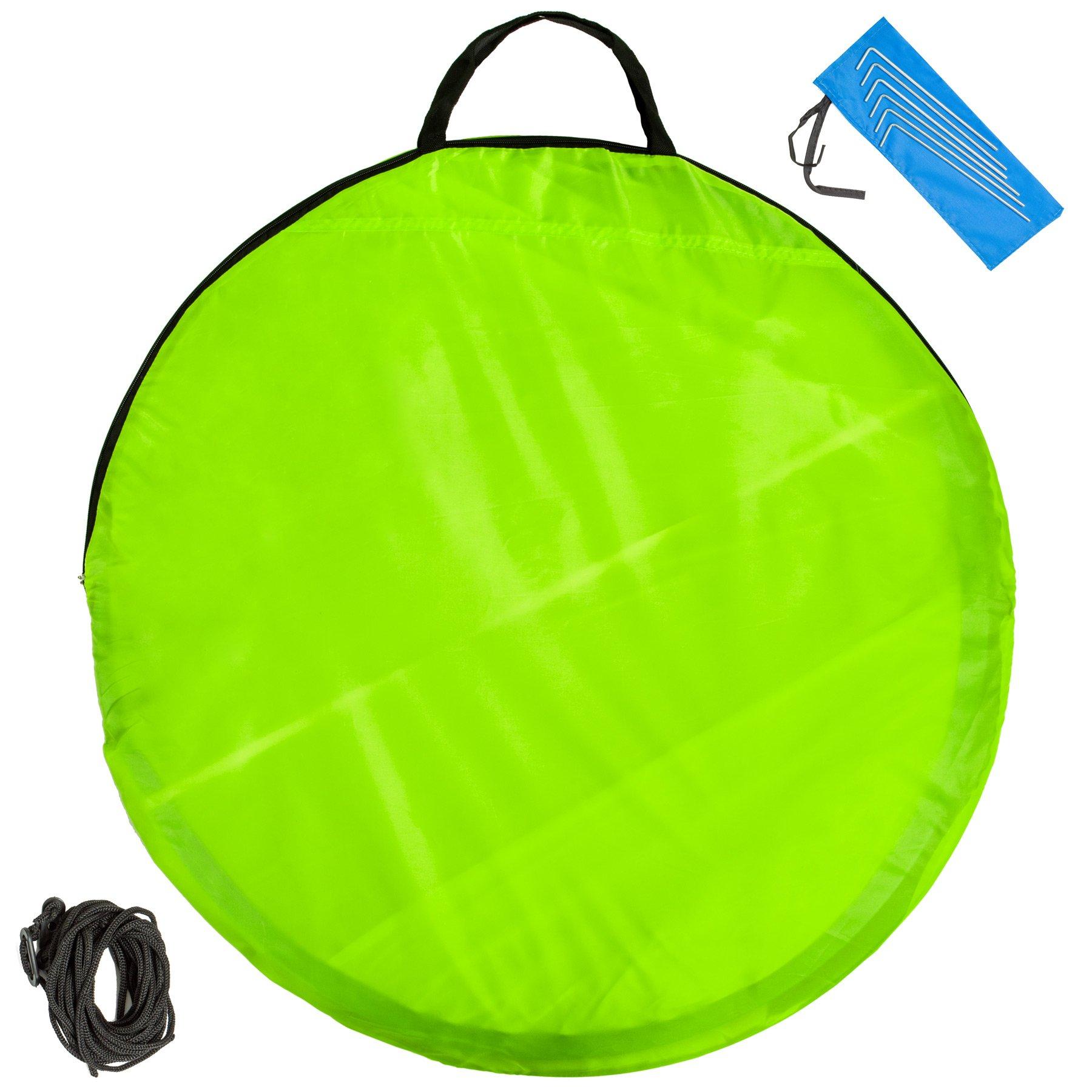 Tectake Pop-Up Strandmuschel Jasmin