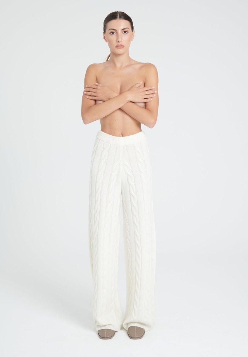 Studio Cashmere8 ZAYA 6 Twisted Mesh 6-Fäden Kaschmirhose