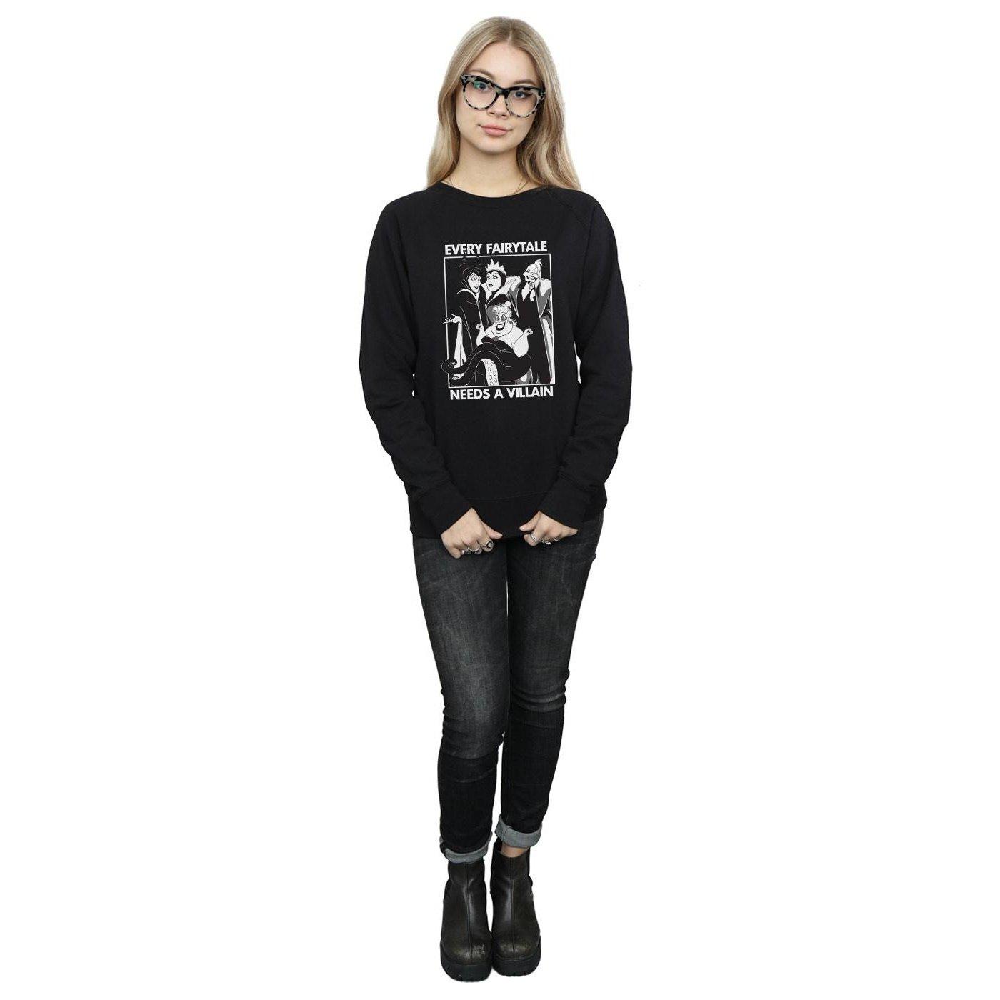 Disney PRINCESS Every Fairy Tale Needs A Villain Sweatshirt