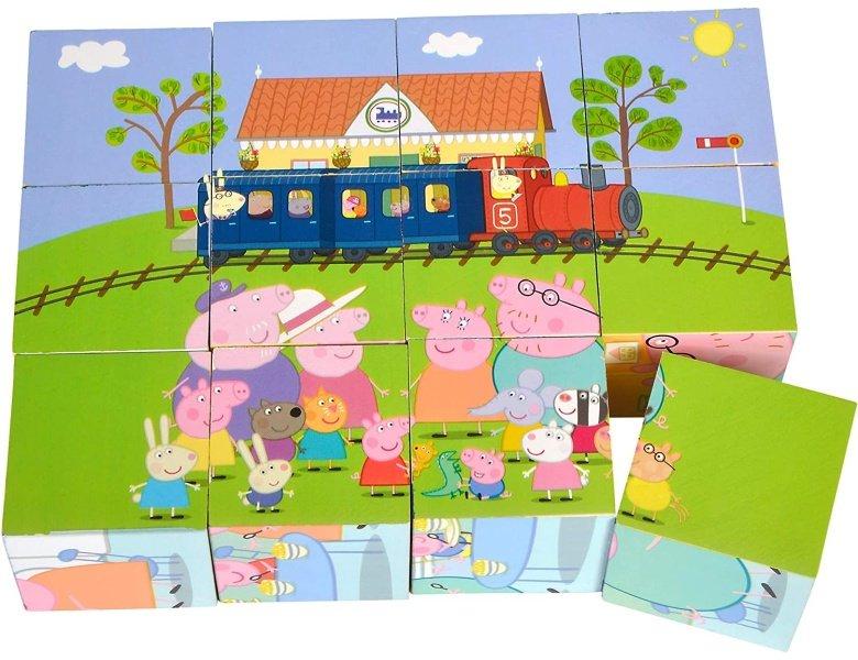 Eichhorn Puzzle Bilderwürfel Peppa Pig (12Teile)