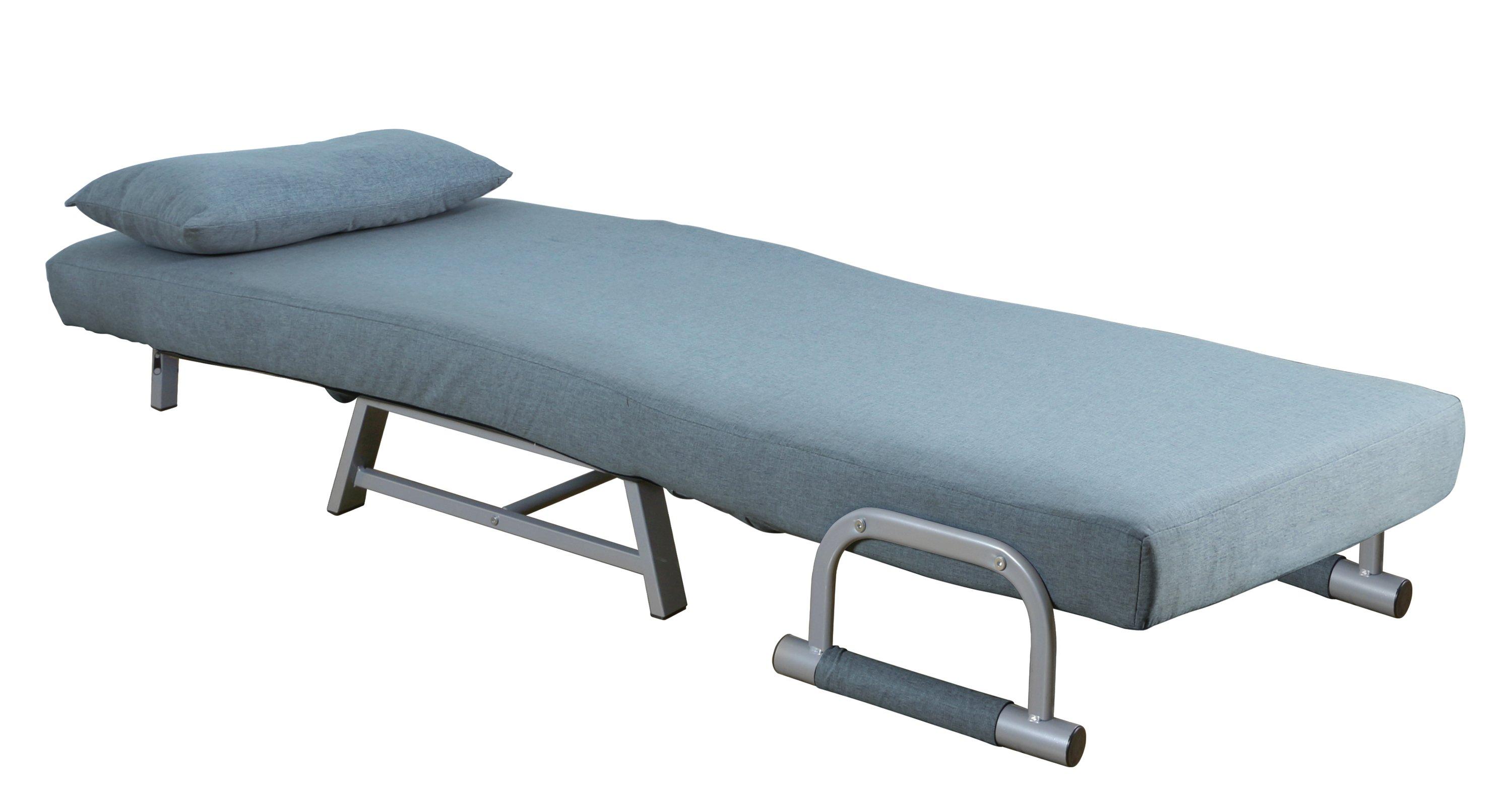 VCM Schlafsessel | Polyester-Stoff | Maße ca. ca. H. 95 x B. 64 x T. 78 cm | Sessel mit Schlaffunktion | Schlafsessel - Kolino