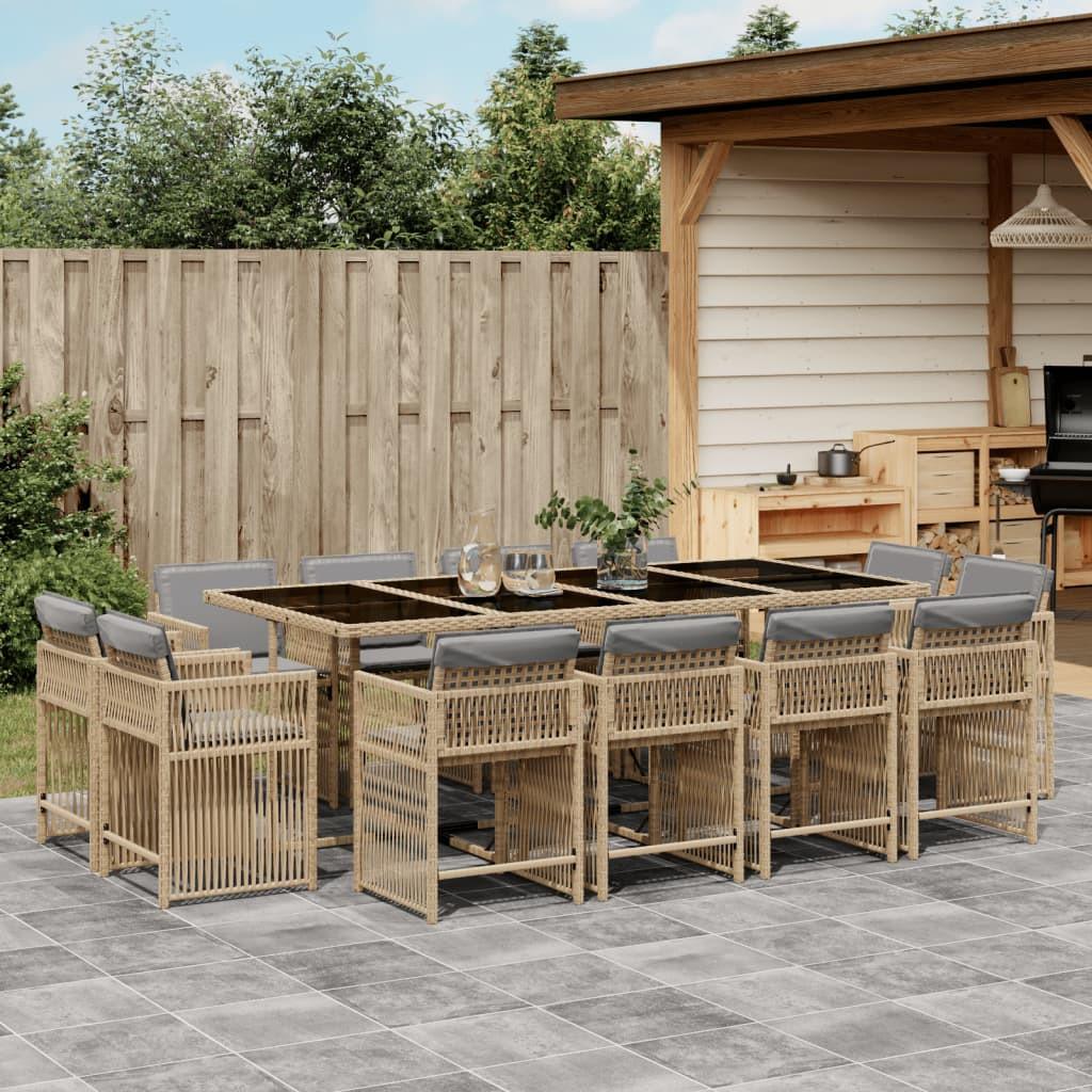 VidaXL Garten essgruppe poly-rattan