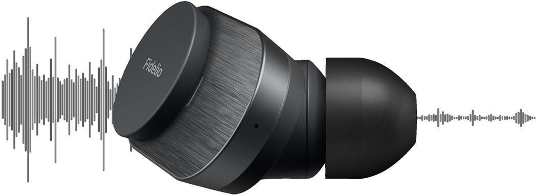 PHILIPS True Wireless In-Ear-Kopfhörer Fidelio T1 Schwarz