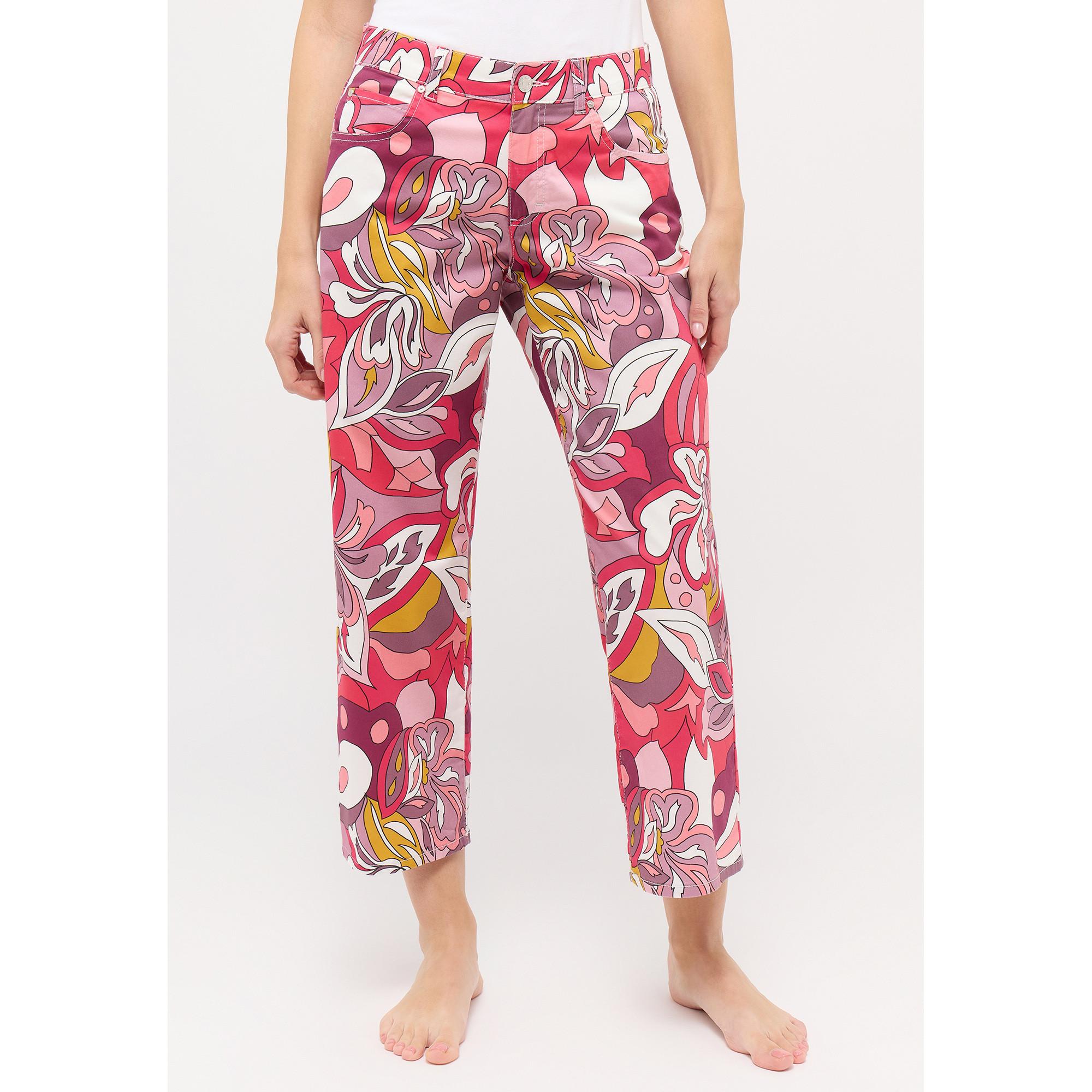 ANGELS Linn All-Over-Muster 7/8 Länge Stoffhose