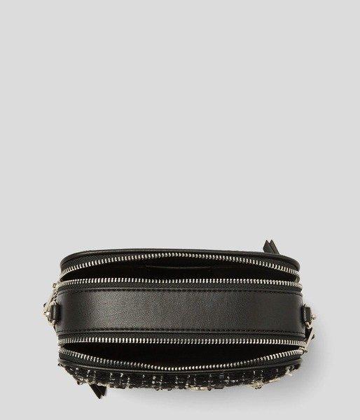 KARL LAGERFELD K/PINS BOUCLE CAMERA BAG-0