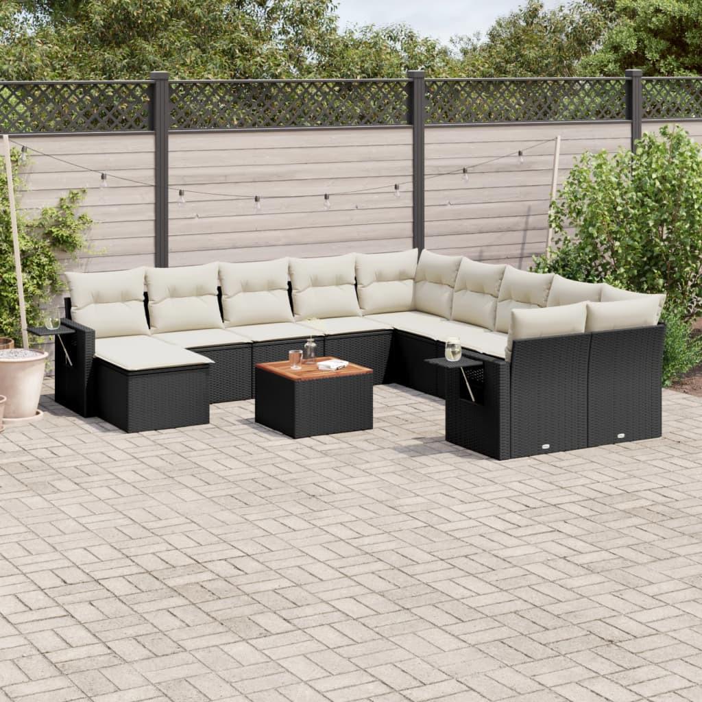 VidaXL Garten sofagarnitur poly-rattan