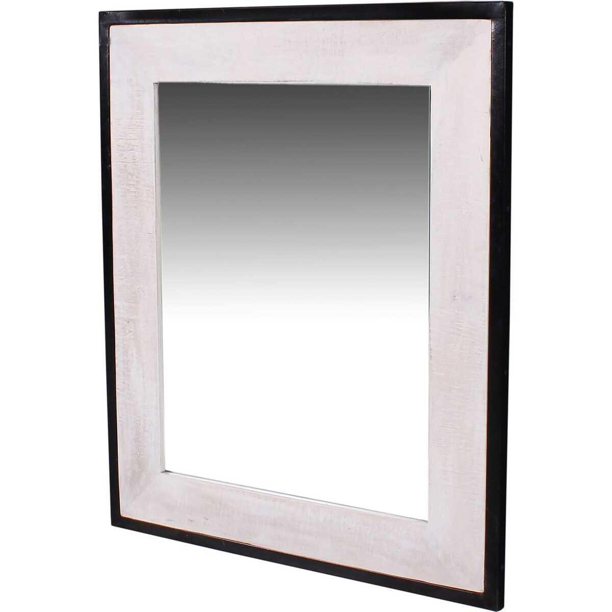 mutoni Spiegel Washed weiss 70x80