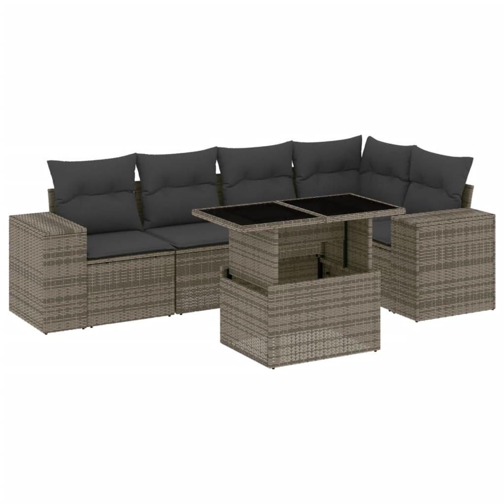 VidaXL Garten sofagarnitur poly-rattan