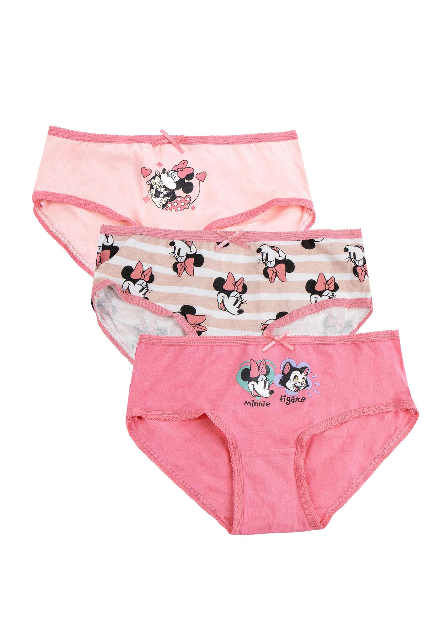 Disney Unterwäsche-Set für Mädchen, 3 Teile, Minnie