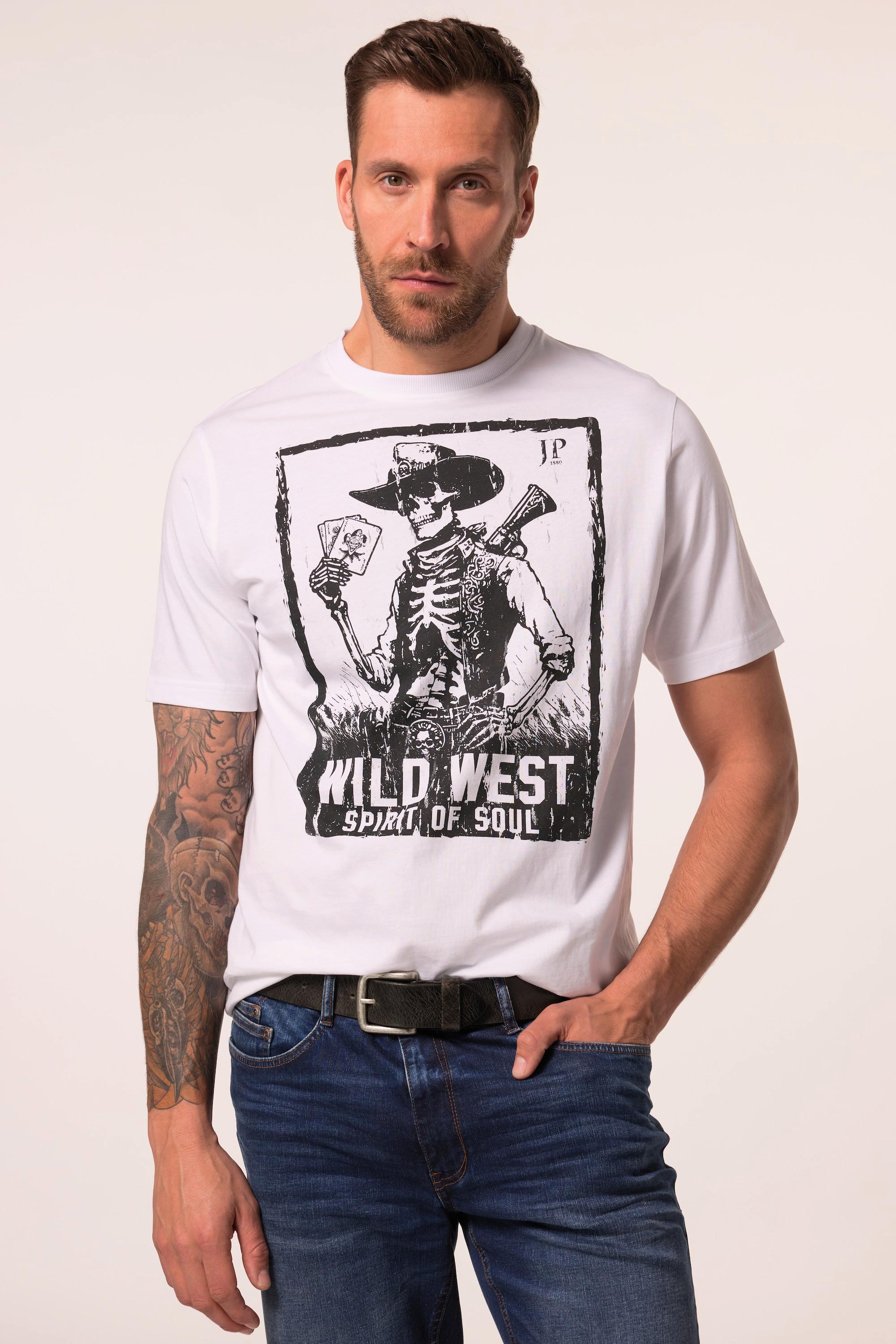 JP1880 2er-Pack Halbarm T-Shirts mit Brustprint