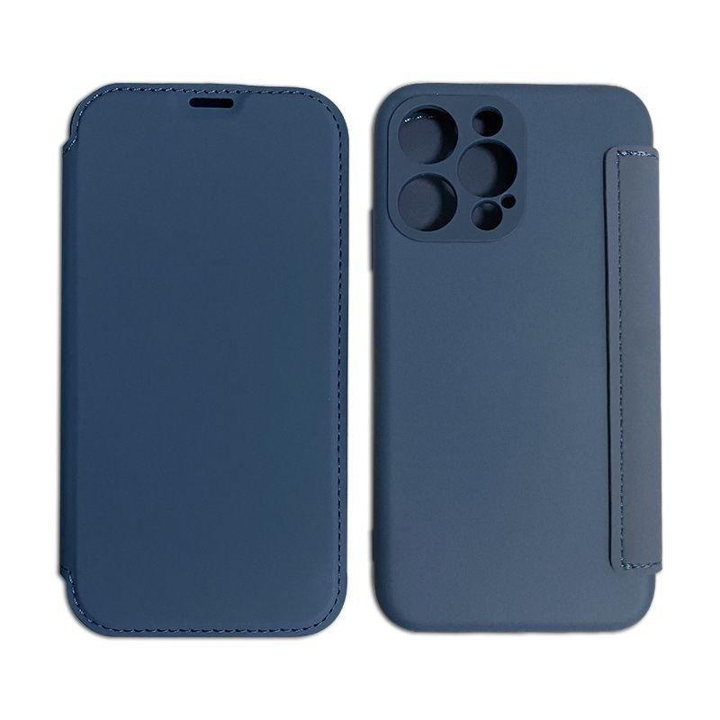 mobileup FlipCase in Lederoptik iPhone 12 mini - Dark Blue
