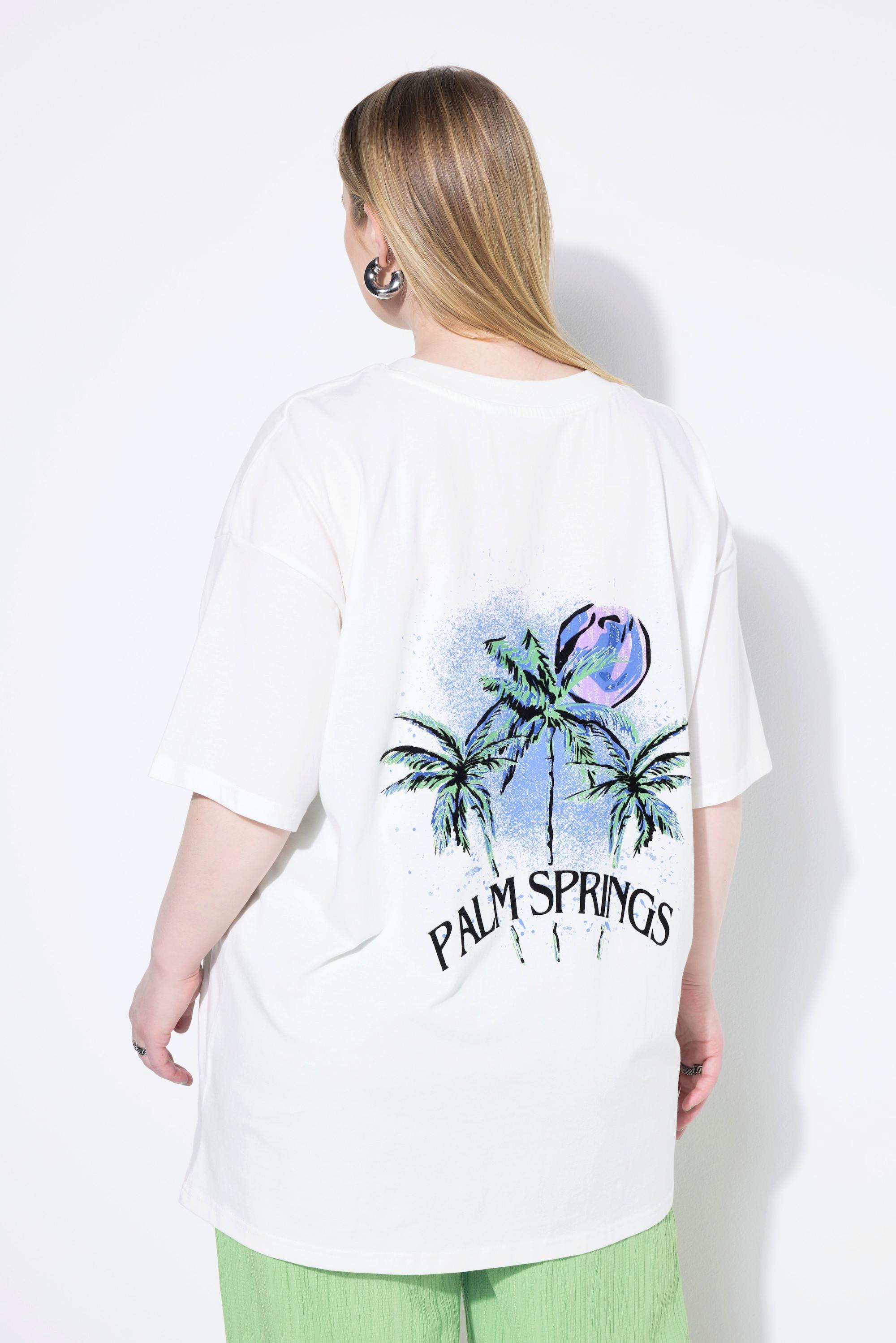 Studio Untold Oversize Halbarm T-Shirt mit Rückenprint