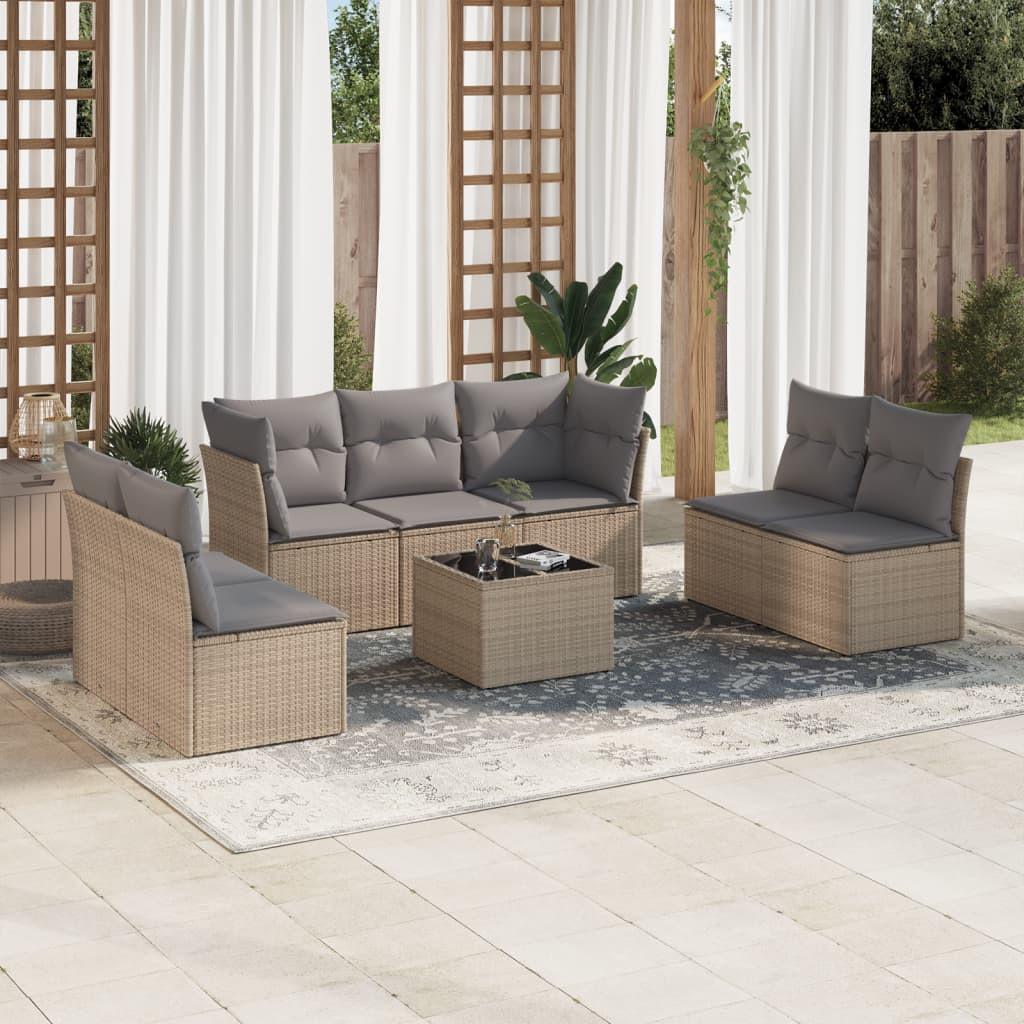 VidaXL Garten sofagarnitur poly-rattan