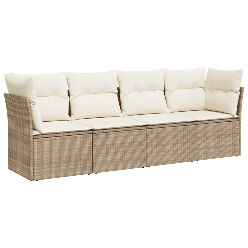 VidaXL Garten sofagarnitur poly-rattan
