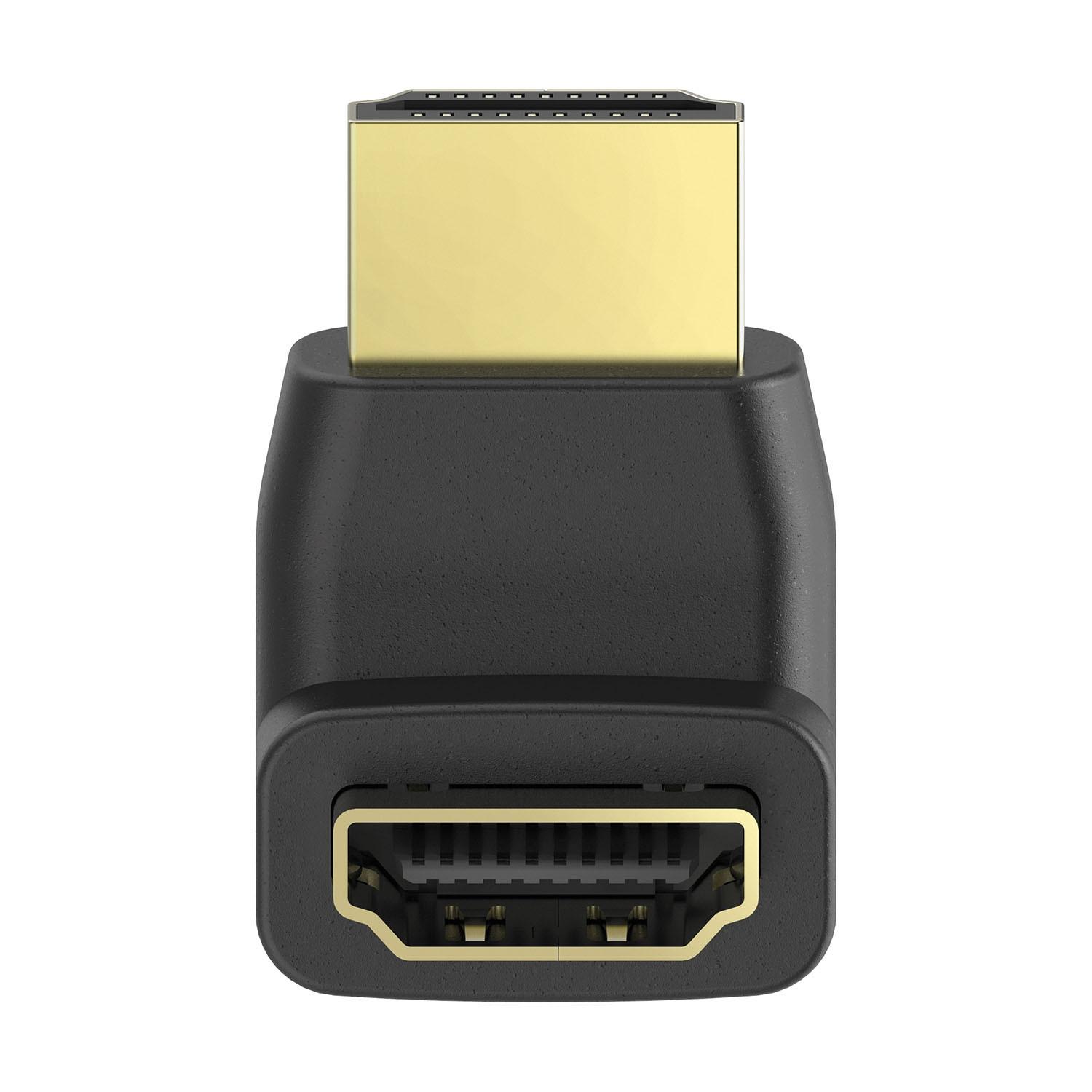 hama HAMA Adapter HDMI 90 Grad Gold Schwarz