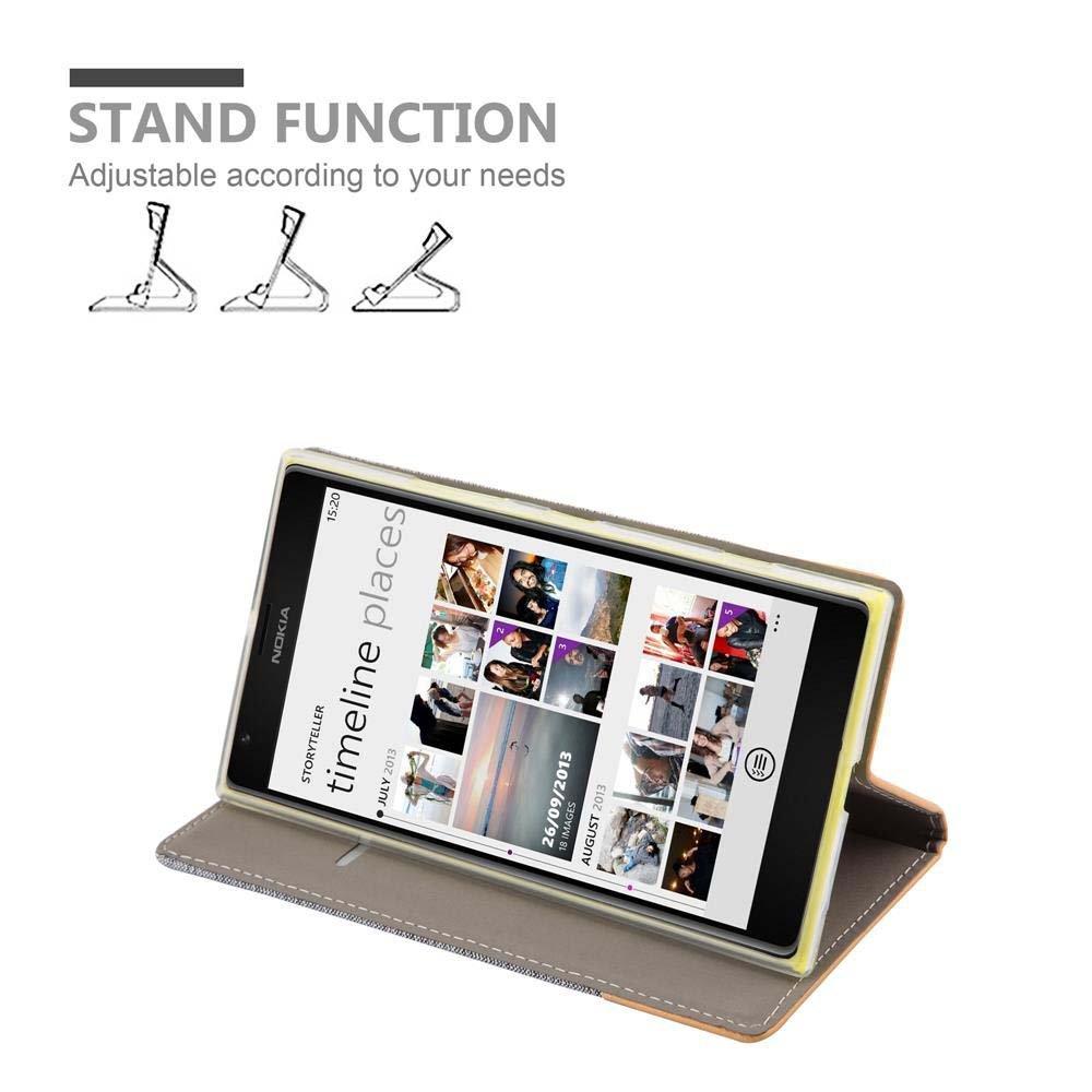 Cadorabo Hülle für Nokia Lumia 1520 Magnetverschluss, Kartenfach