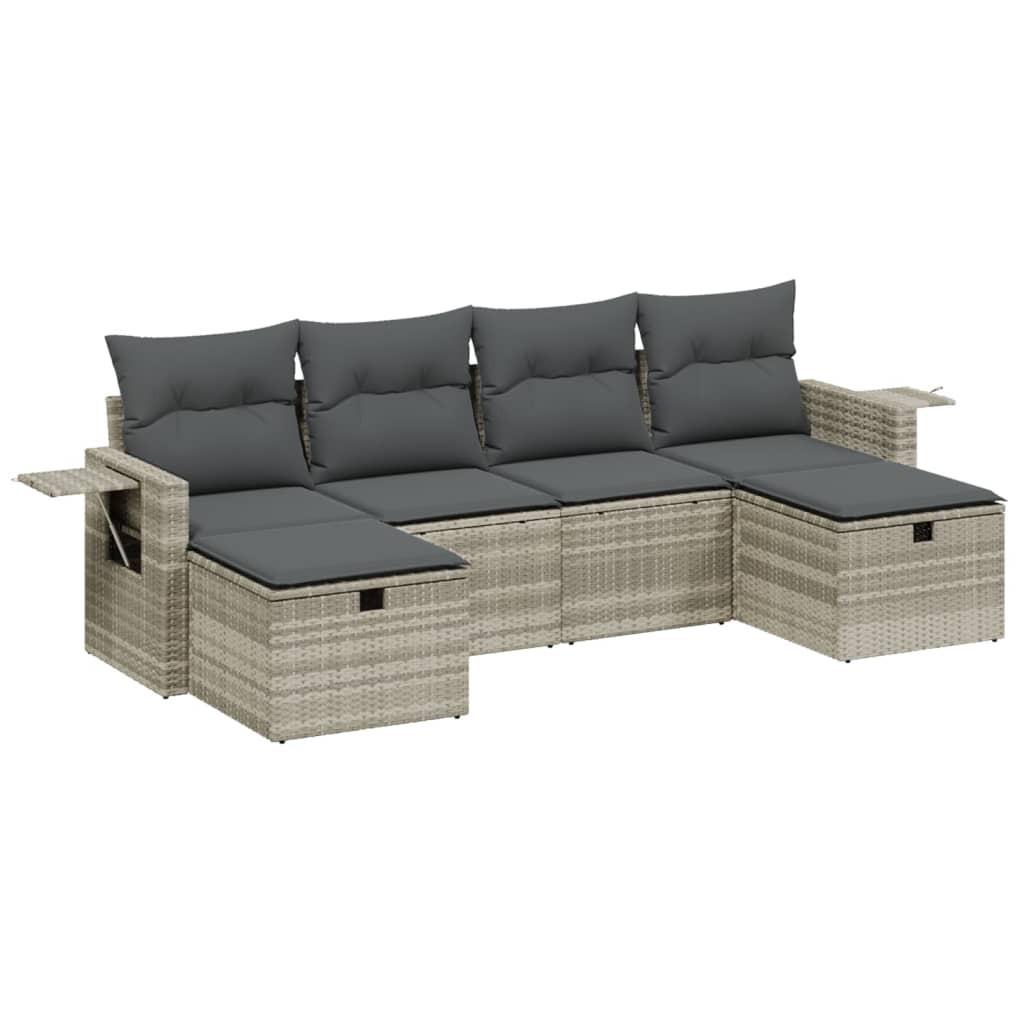 VidaXL Garten sofagarnitur poly-rattan
