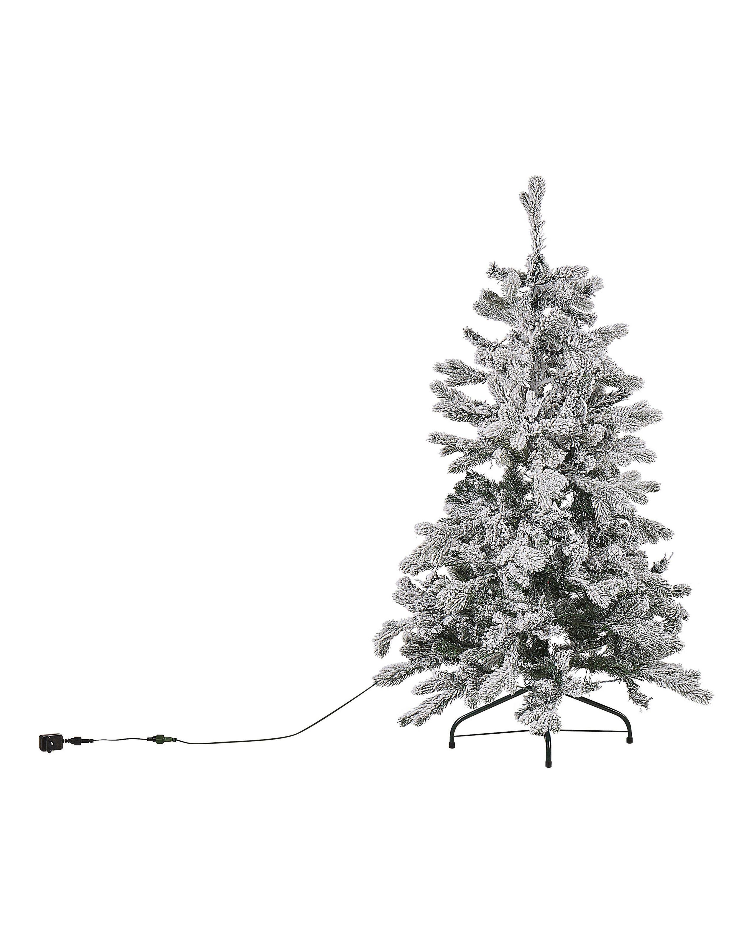 Beliani Beleuchteter Weihnachtsbaum aus PVC TATLOW