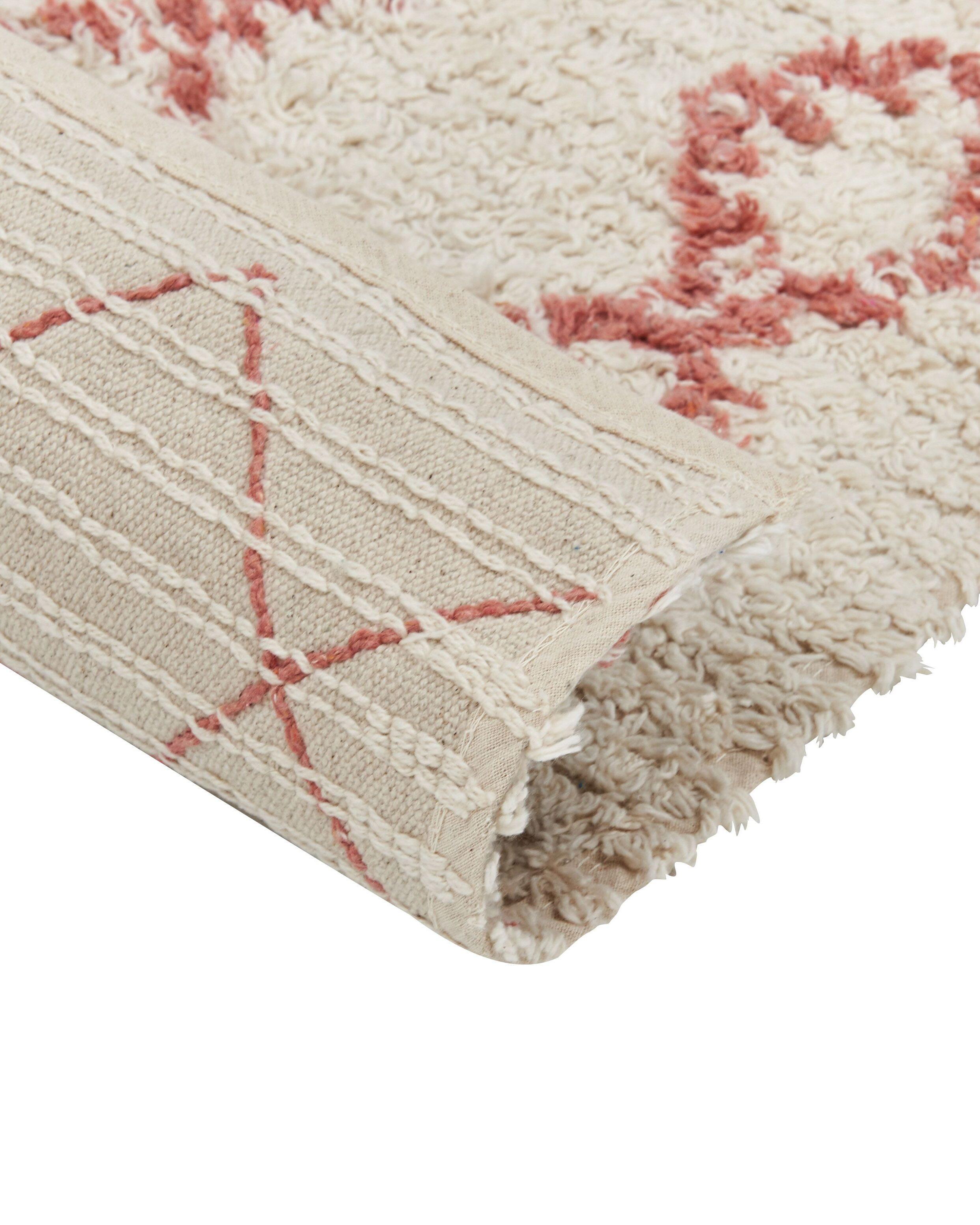 Beliani Teppich aus Baumwolle Boho BUXAR