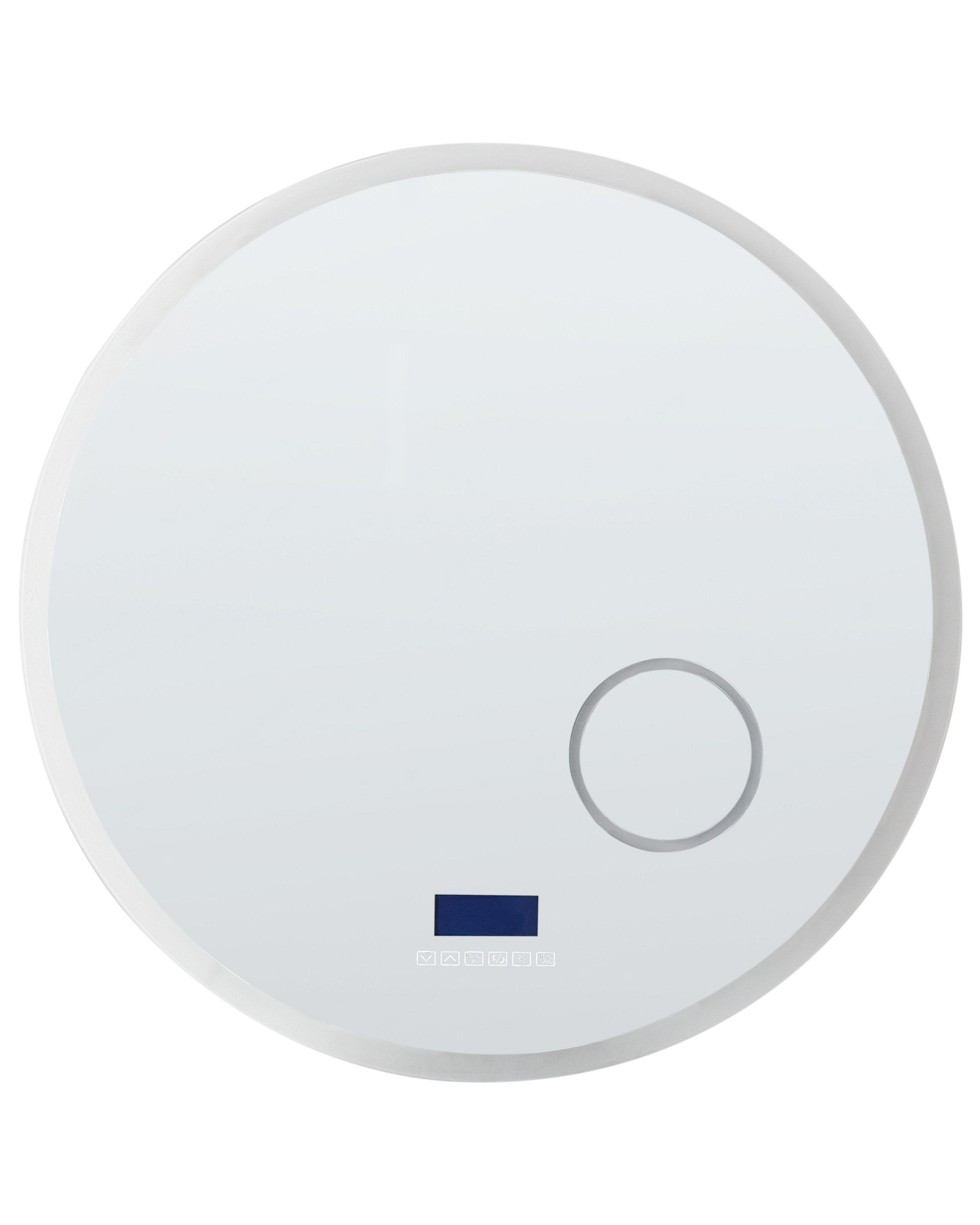 Beliani LED-Badezimmer-Spiegel aus Kunststoff Minimalistisch FIXIN