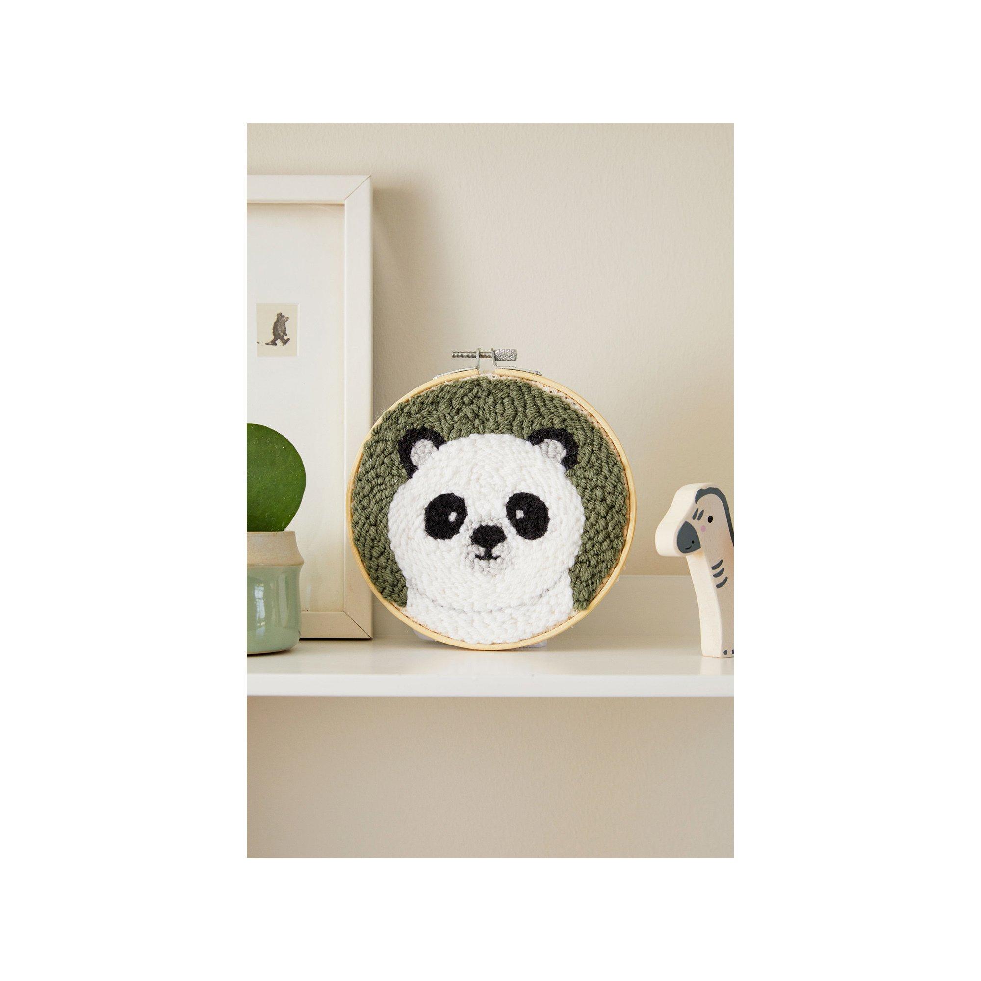 DMC Punch Needle Set Panda Patrick