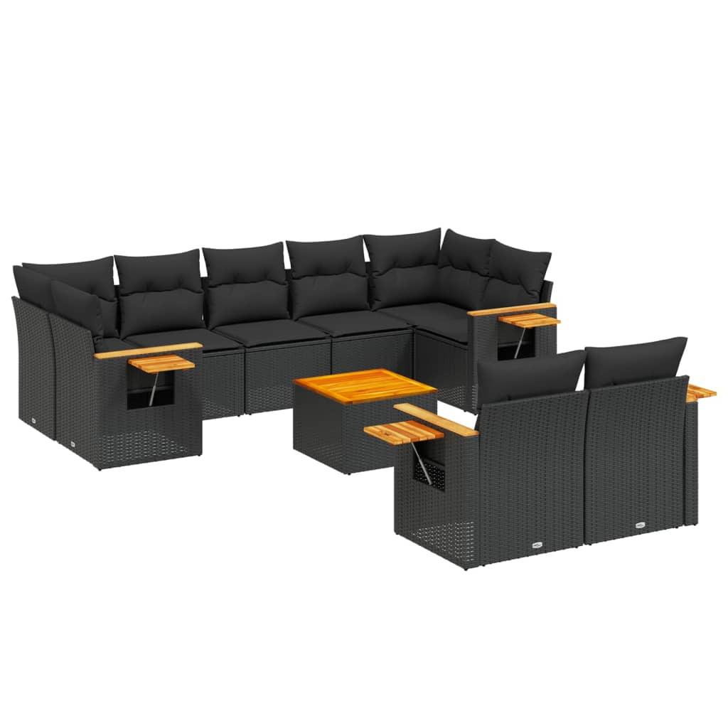 VidaXL Garten sofagarnitur poly-rattan