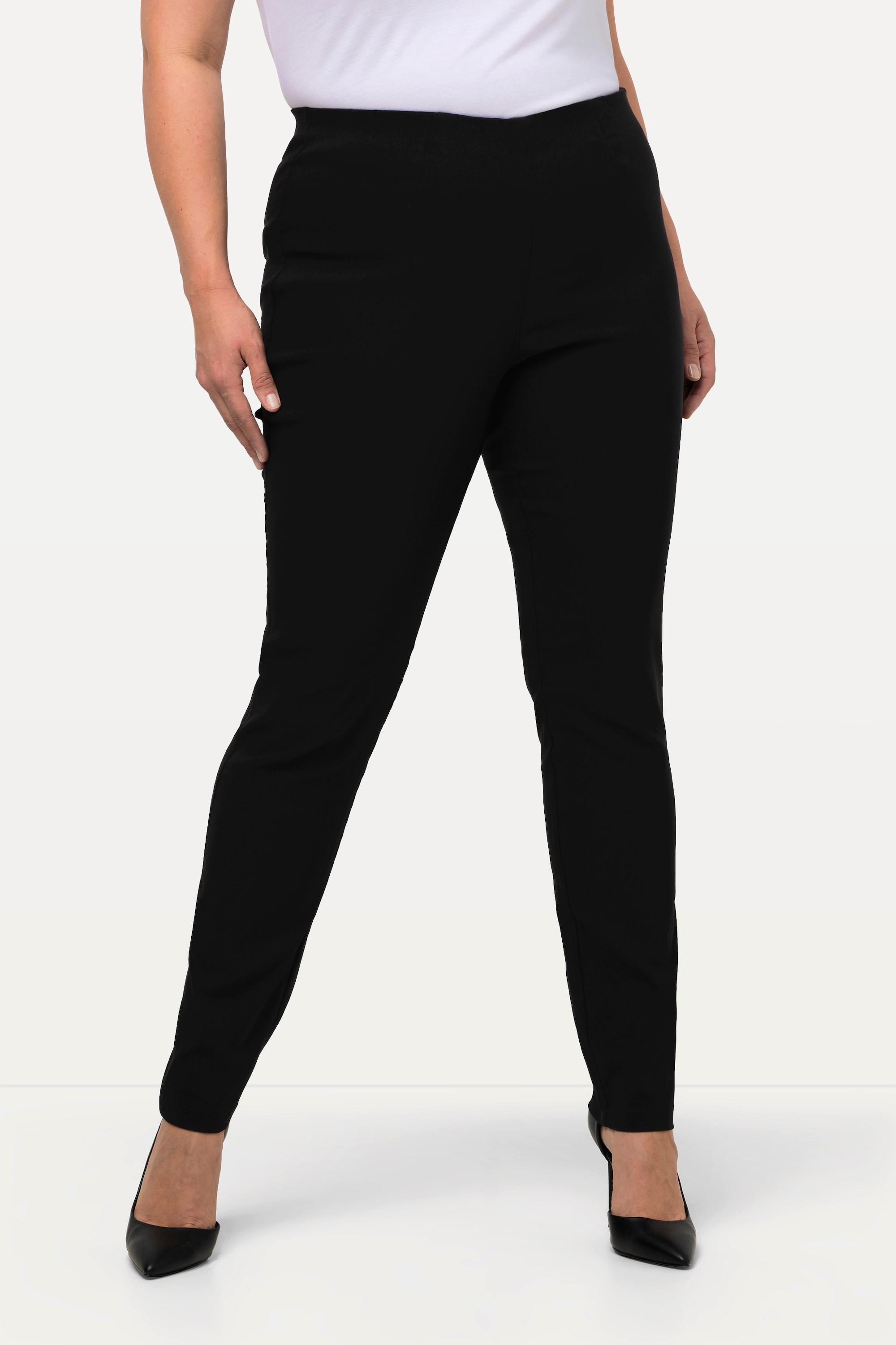 Ulla Popken Bengalinhose Sienna Schmales Bein Gummibund Stretch