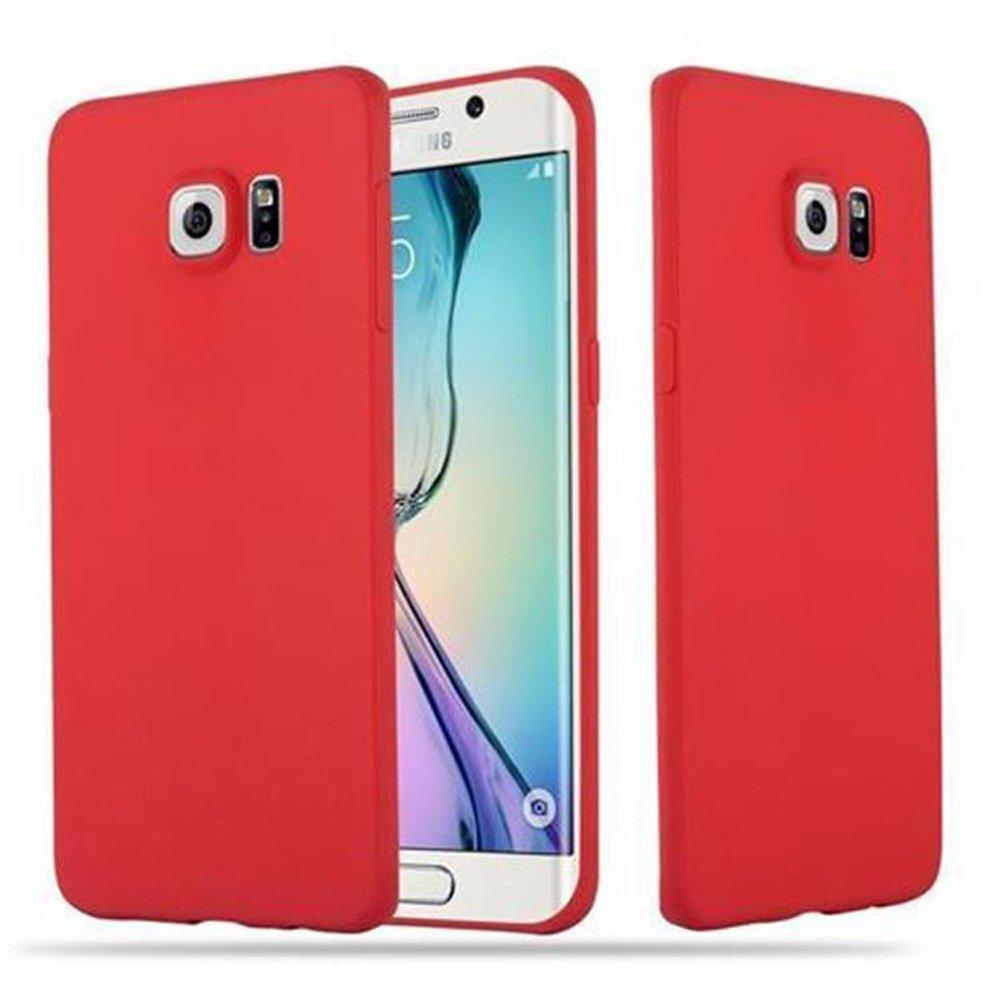Cadorabo Hülle für Samsung Galaxy S6 EDGE TPU Silikon Candy