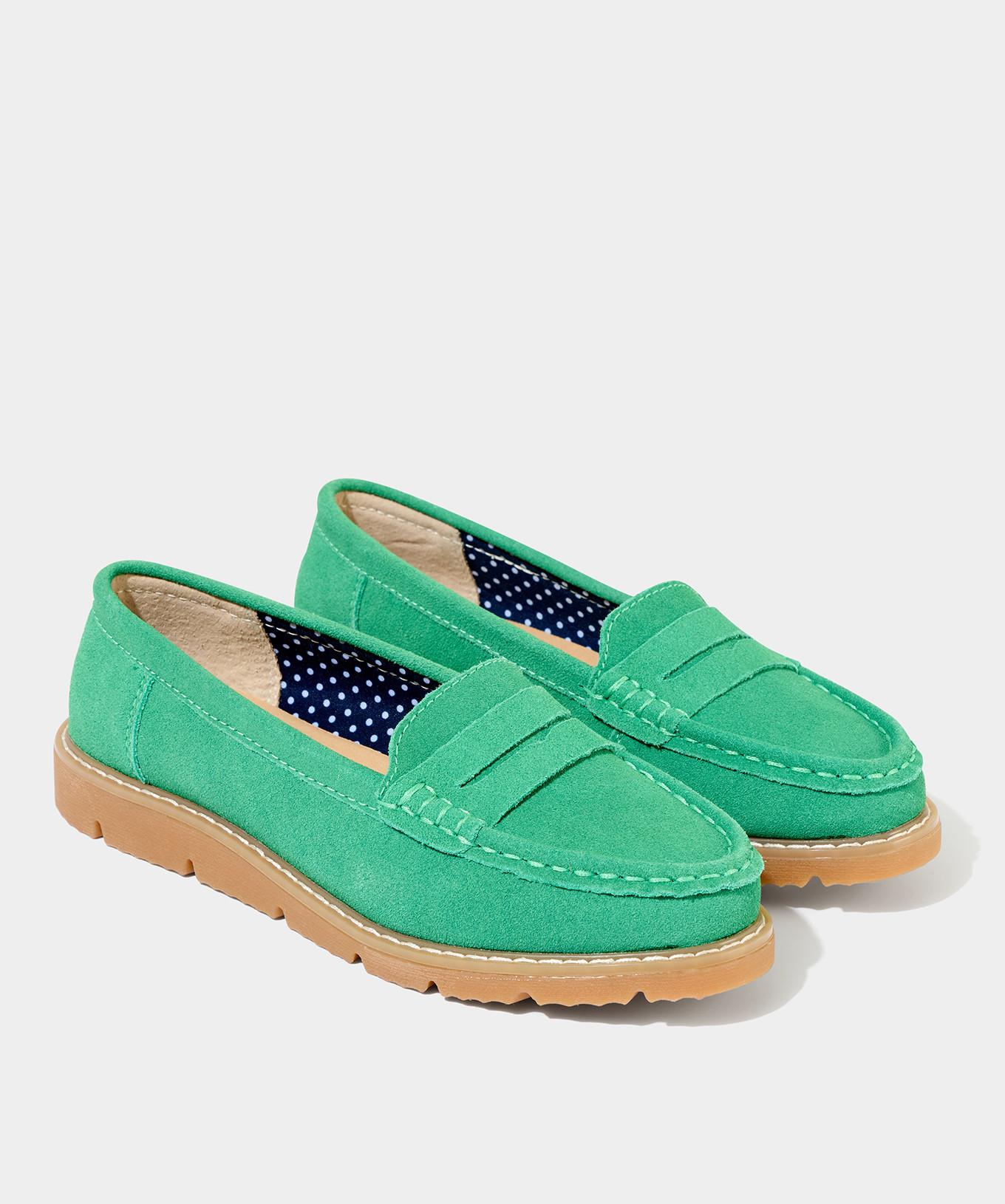 Joe Browns Wildleder-Loafer mit Stollen-Sohle